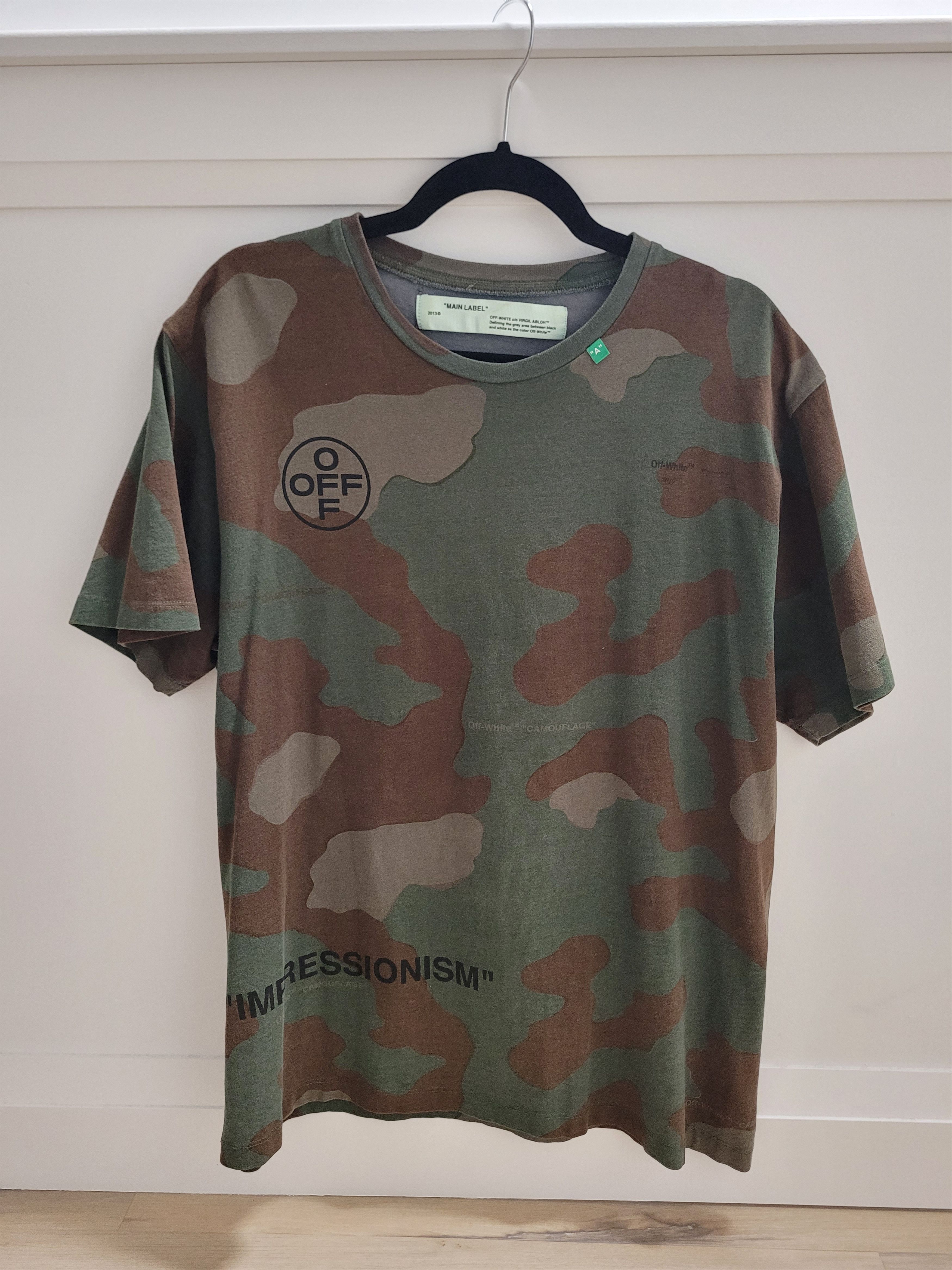 Off-White Off-White Camo Impressionism Arrows T-Shirt Size US XS / EU 42 / 0 - 1 Thumbnail