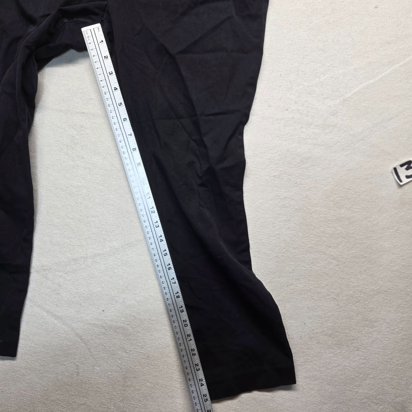 Ann Taylor Ann Taylor Pants Loft Curvy Skinny Ankle Solid Black Adult Women's 14 Size 36" / US 14 / IT 50 - 5 Thumbnail