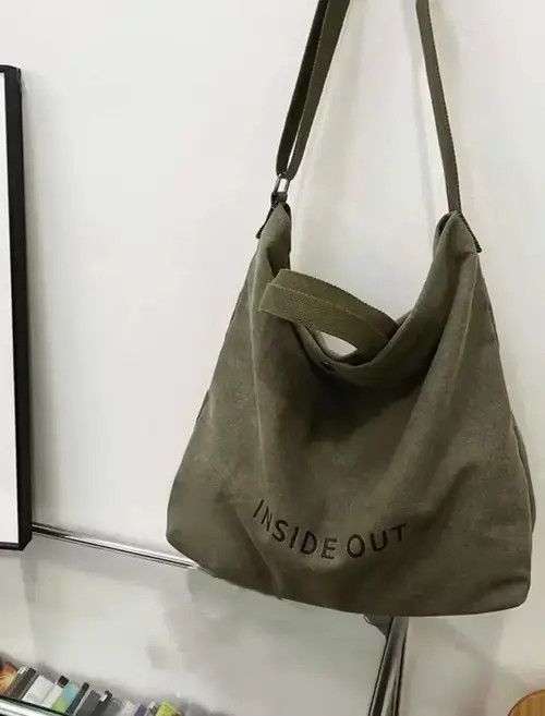 Japanese Brand Tote Bag Vintage Japanese Brand Canvas Shoulder Bag Size ONE SIZE - 3 Thumbnail