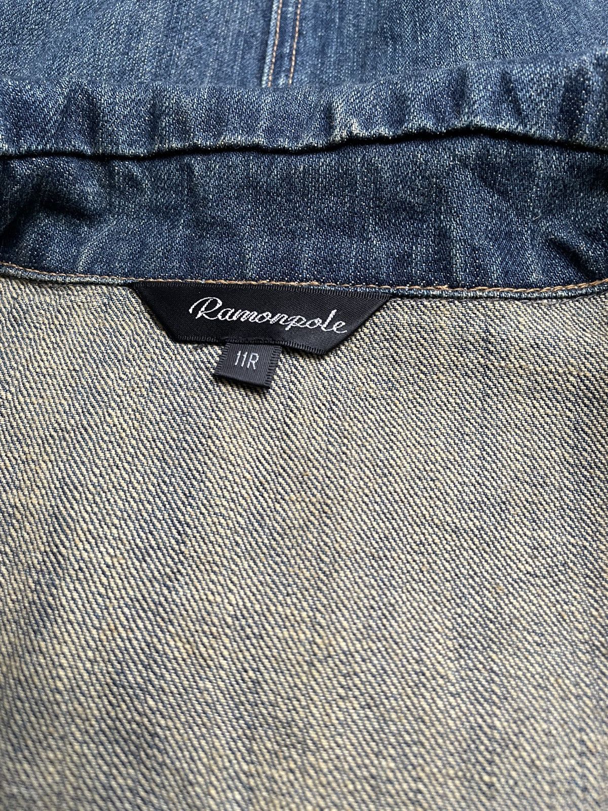 Vintage Vintage Japanese Brand Ramonpole Denim Jacket 2000s Size US M / EU 48-50 / 2 - 8 Thumbnail