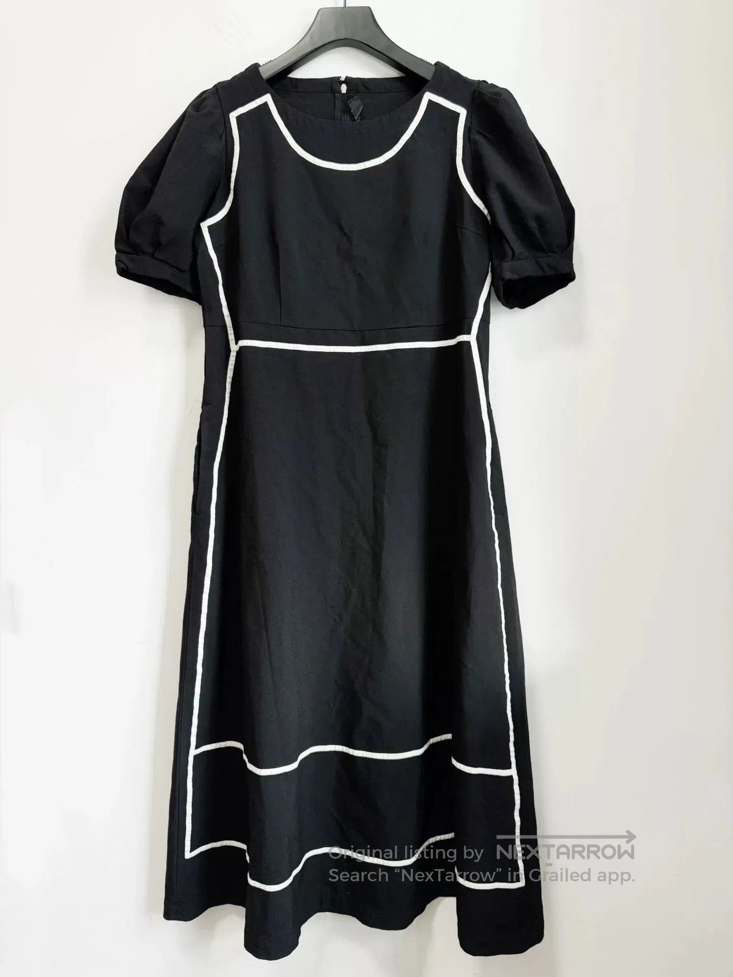 Comme des Garcons CDG Comcom Puff Sleeve Dress. Size US 36 / EU 52 - 3 Thumbnail