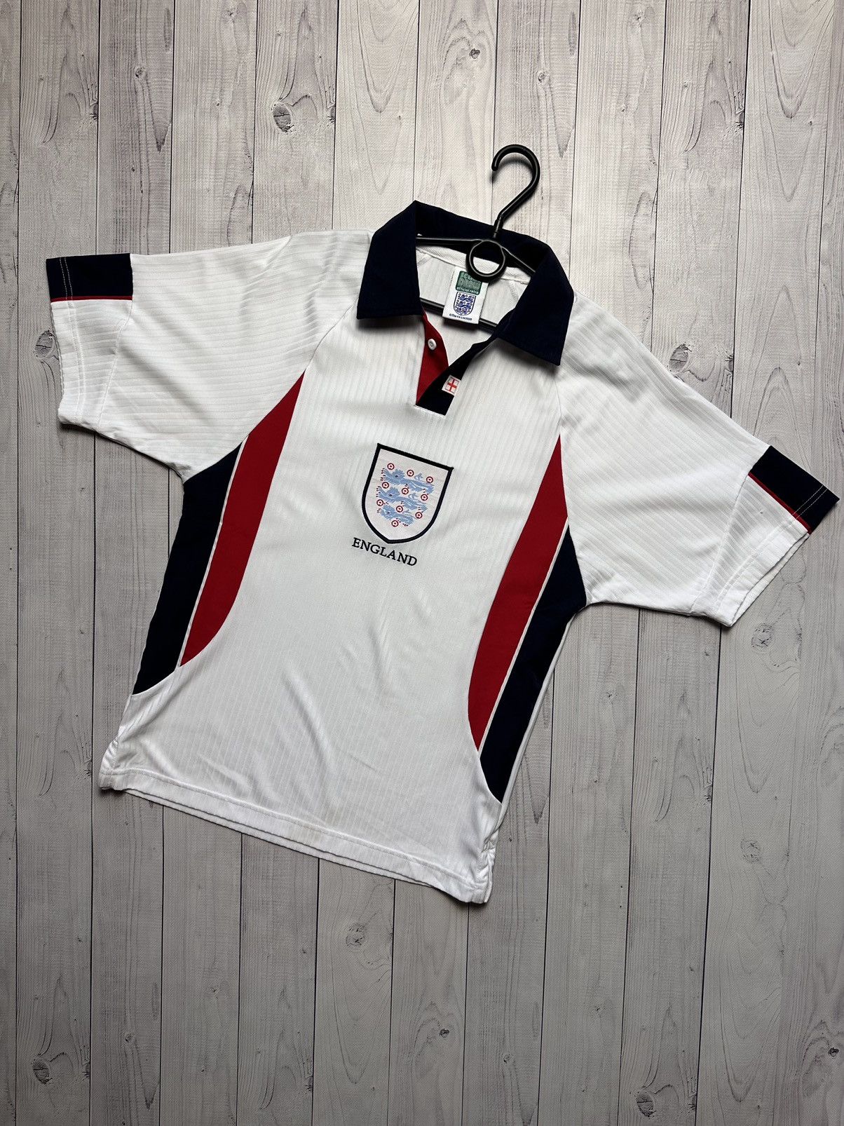 Vintage England soccer jersey retro size S