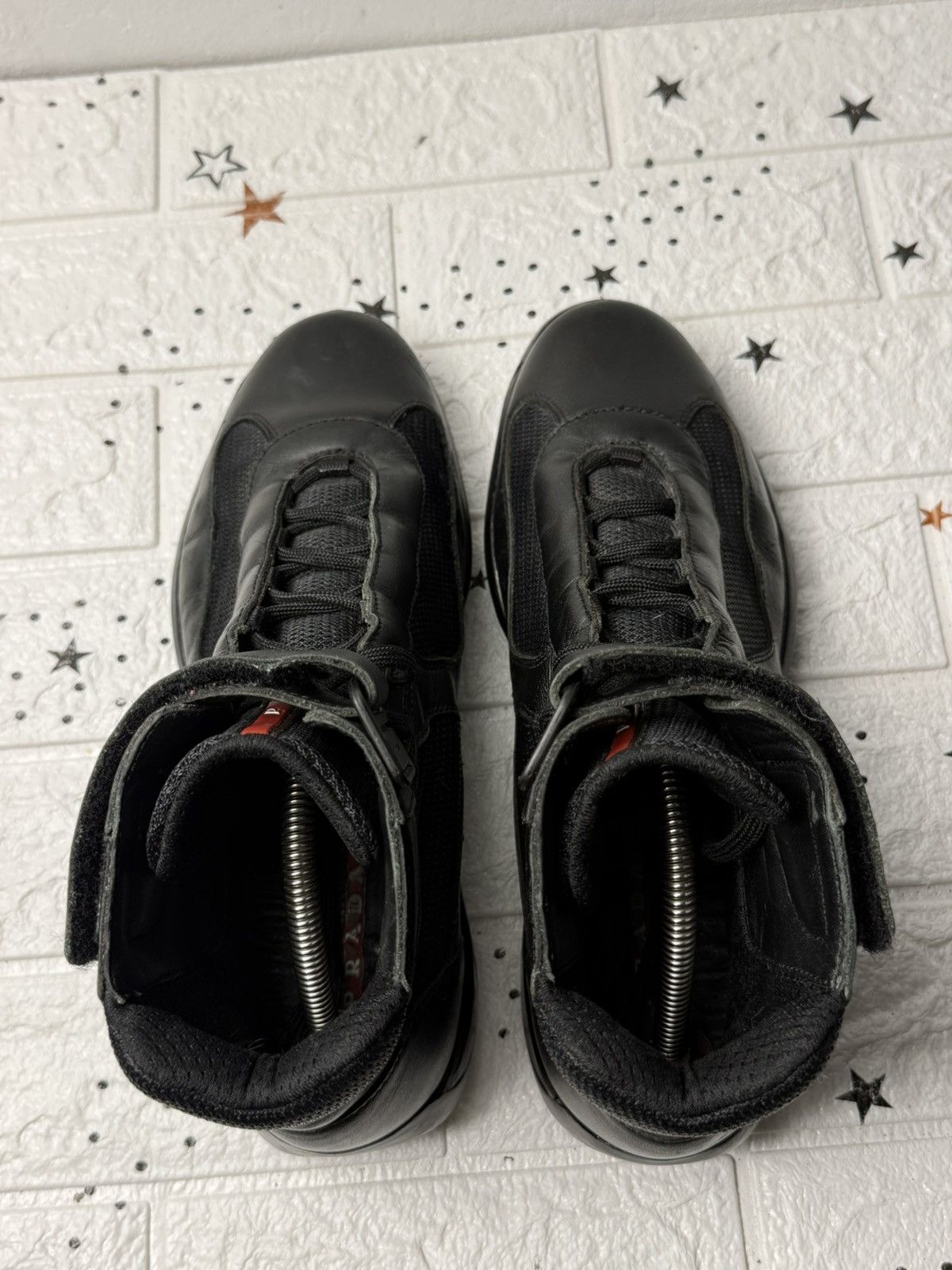 Prada Prada America's Cup High Top - 4T0341 US9.5 UK8.5 EUR44 Size US 9.5 / EU 42-43 - 16 Thumbnail