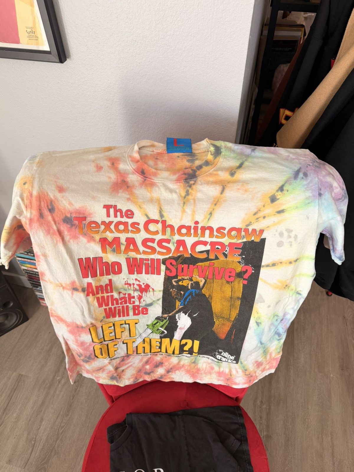 Online Ceramics Texas Chainsaw Massacre t shirt // Online Ceramics Size US L / EU 52-54 / 3 - 3 Thumbnail