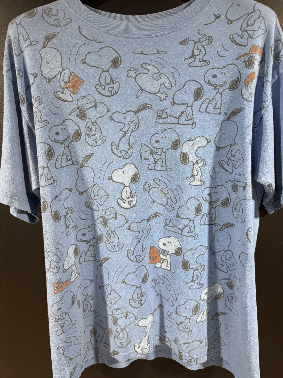 Peanuts 2000s Y2K Vintage Peanuts Snoopy Faded Cartoon Tee L Size US L / EU 52-54 / 3 - 2 Thumbnail
