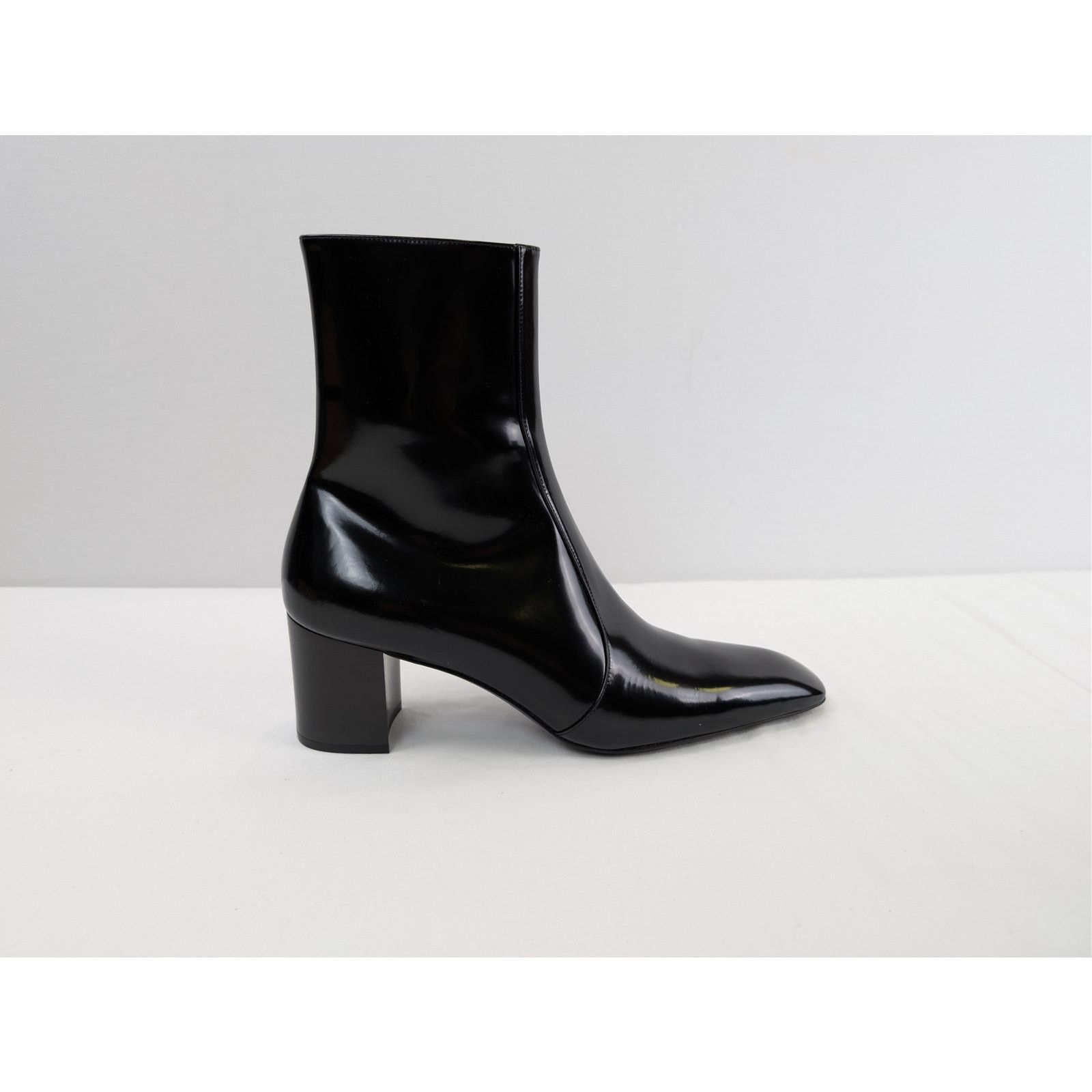 Saint Laurent Paris o1rshd1 XIV 70 Zipped Boots in Black Size US 8 / EU 41 - 5 Thumbnail