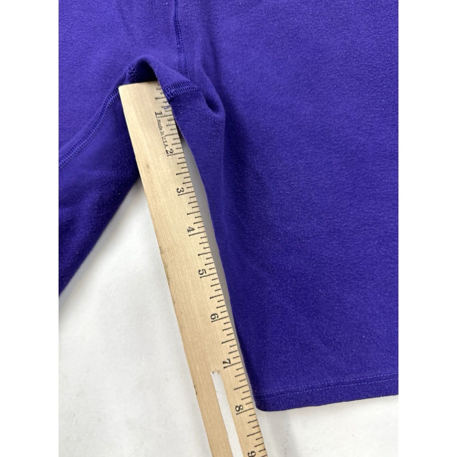 Champion VINTAGE Champion Shorts Women L Purple Bike Volleyball Spandex Polyester Cotton Blended Fabric Elastic Waist Athletic Size 36" / US 14 / IT 50 - 6 Thumbnail