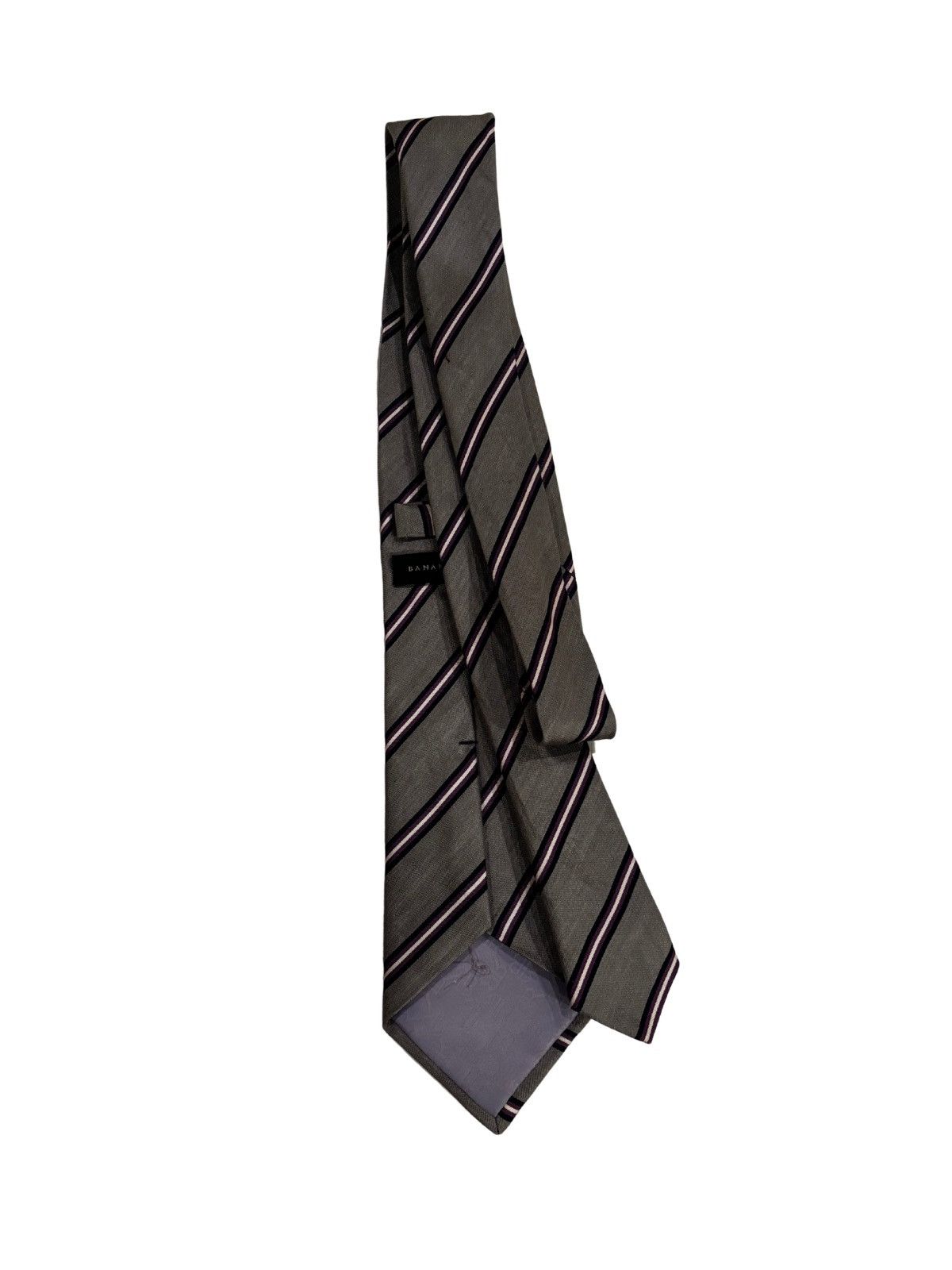 Banana Republic Gray striped necktie.ma0211 Size ONE SIZE - 3 Thumbnail
