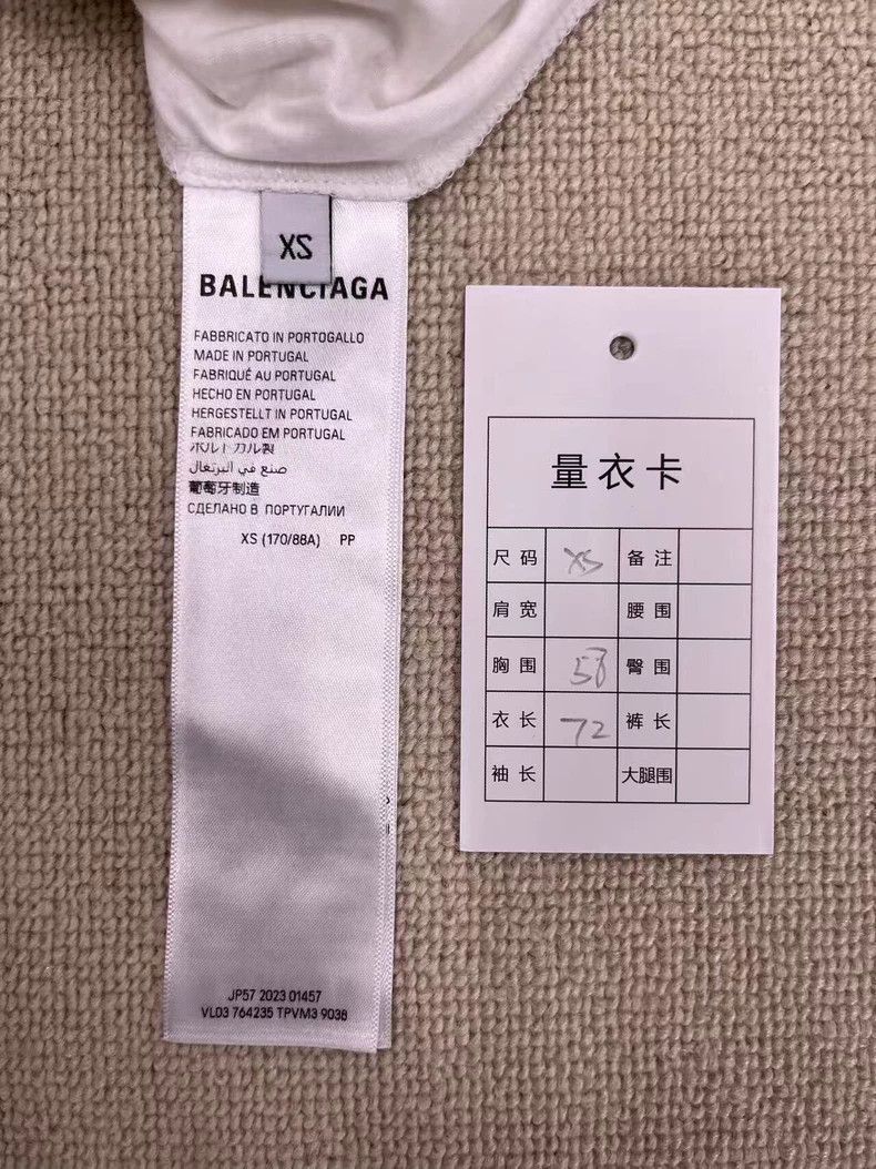 Balenciaga Balenciaga Logo Print Crew Neck Loose Short Sleeve T-Shirt Size US XS / EU 42 / 0 - 4 Thumbnail