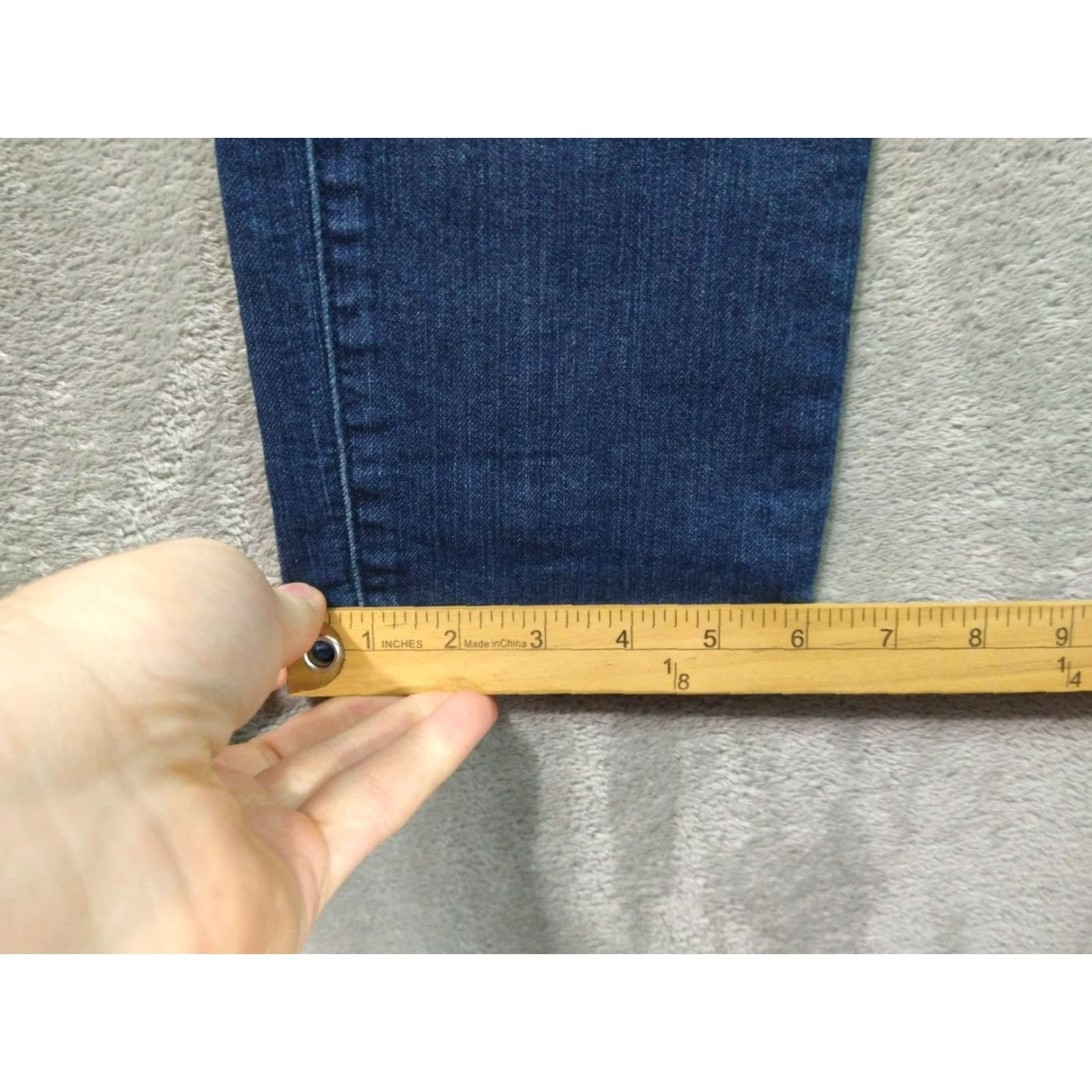 Prana prAna Jeans Womens 8/29 Blue Denim Kara Low Rise Skinny Stretch Organic Cotton Shirt Womens Jeans 8 Blue 5-Pocket Skinny Stretch Vintage No Size 30" / US 8 / IT 44 - 6 Thumbnail