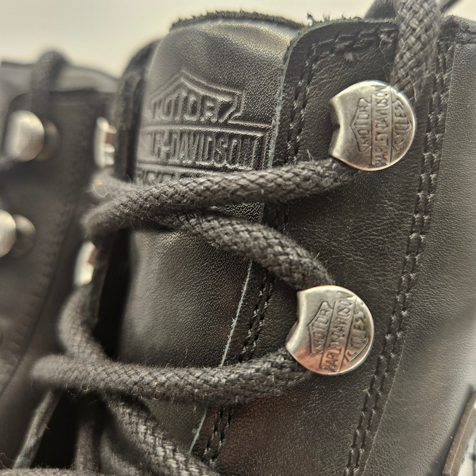 Harley Davidson HARLEY DAVIDSON WOMEN'S 9 TRESSLER 120TH BLACK MOTORCYCLE Size US 9 / IT 39 - 4 Thumbnail