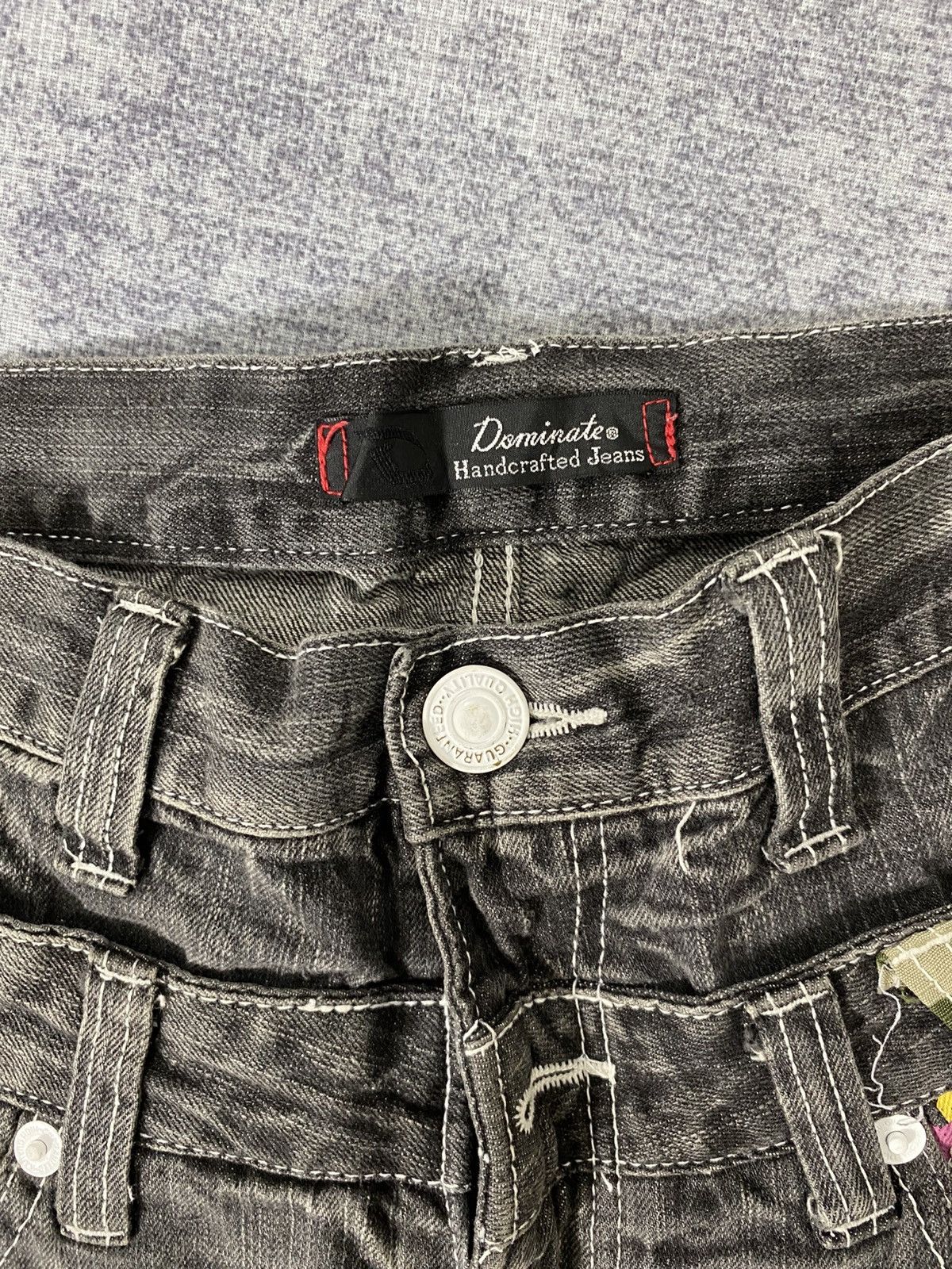 Hysteric Glamour double waist dominate y2k jeans pant Size US 28 / EU 44 - 11 Thumbnail