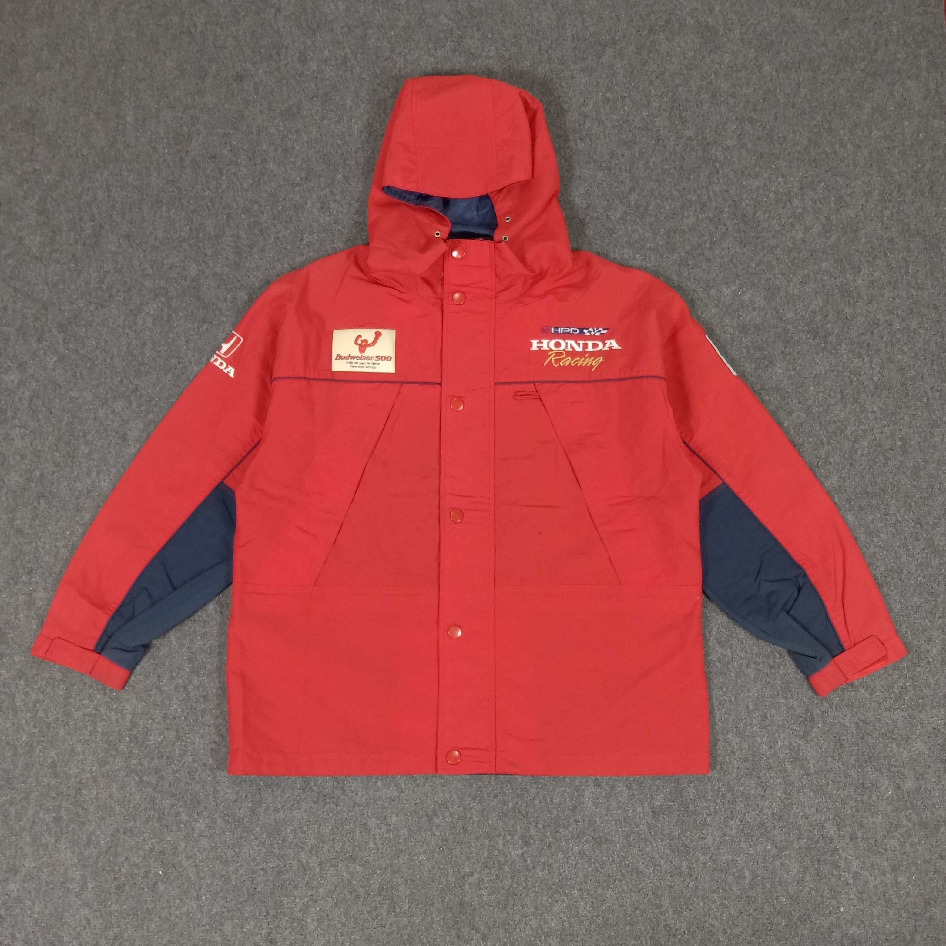 Honda × Vintage Honda Racing Formula One Team Windbreaker Jacket Size US XL / EU 56 / 4 - 4 Thumbnail