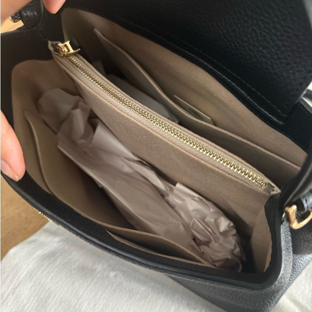 Tory Burch 880+! New Tory Burch Britten in black Leather Satchel and Br Size ONE SIZE - 13 Thumbnail