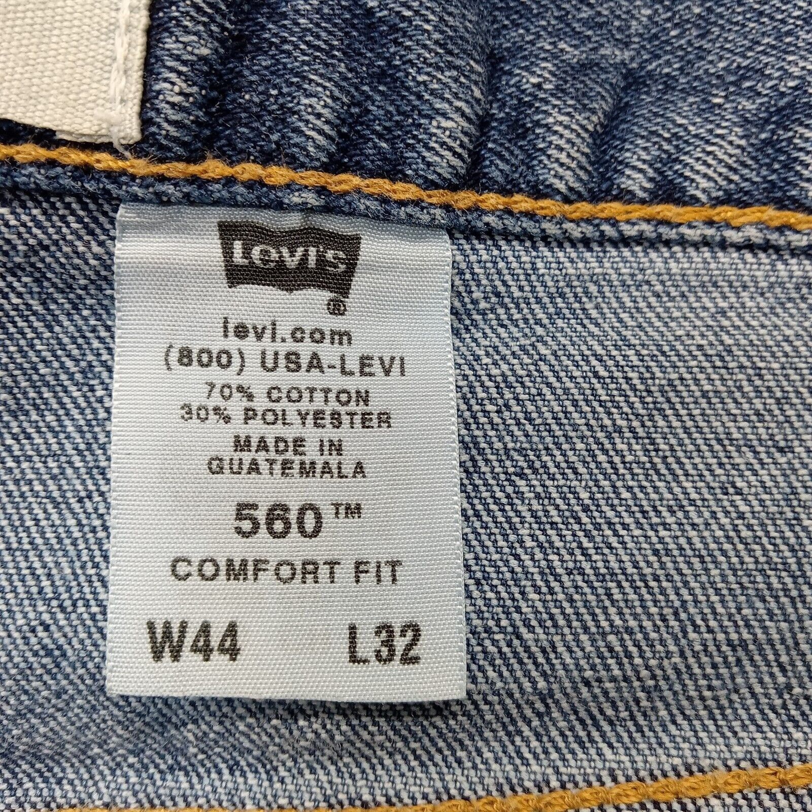 Levi's Levi's 560 Jeans 44 X 32 Men Loose Baggy Comfort Straight Size US 44 / EU 60 - 6 Thumbnail