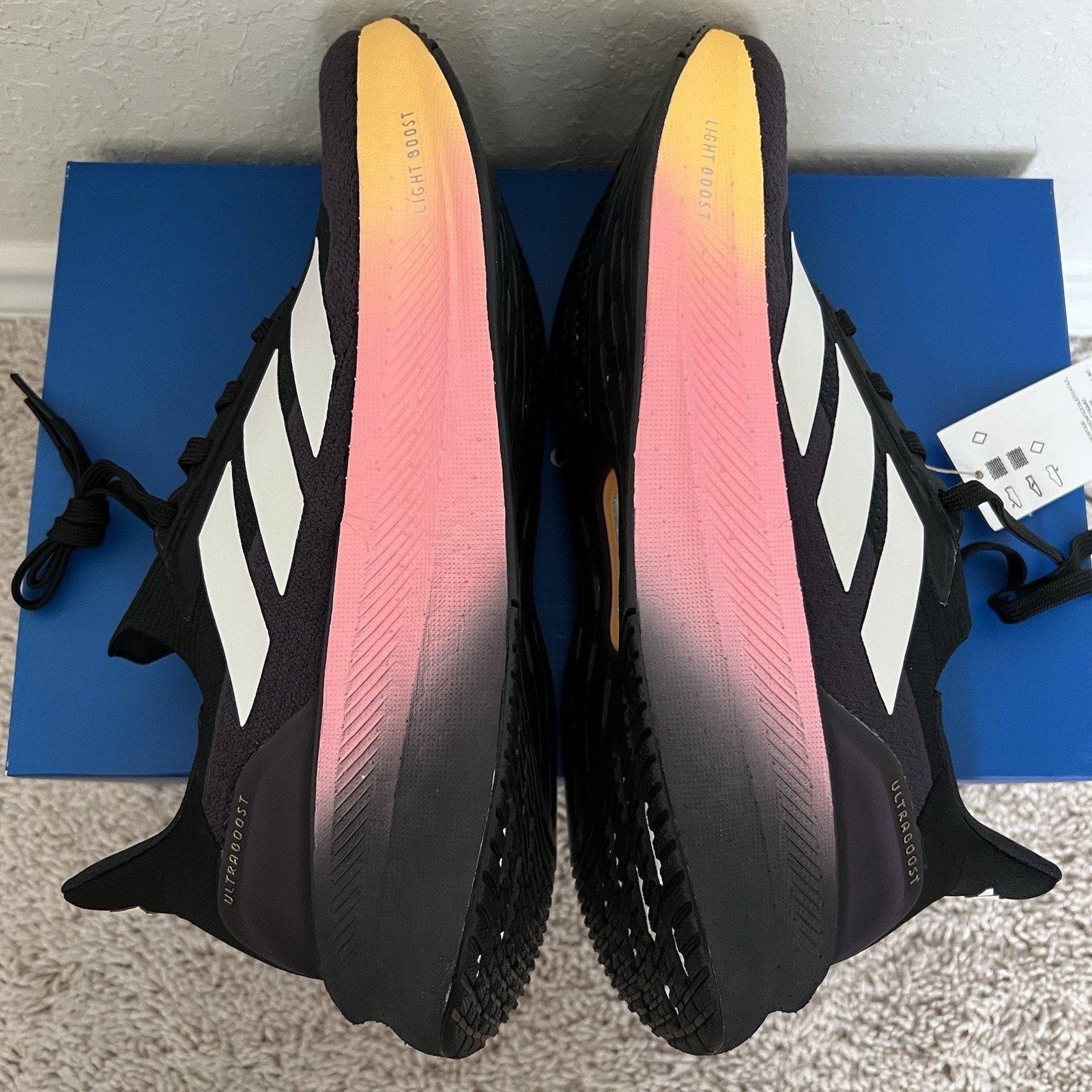 Adidas Adidas Ultraboost 5X Running Shoes Black2 Men's Size 9 Size US 9 / EU 42 - 7 Thumbnail