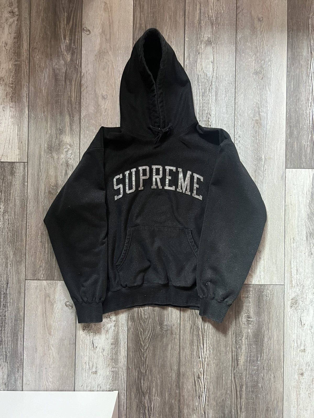 Supreme Supreme Glitter Arc Hooded Sweatshirt Grailed