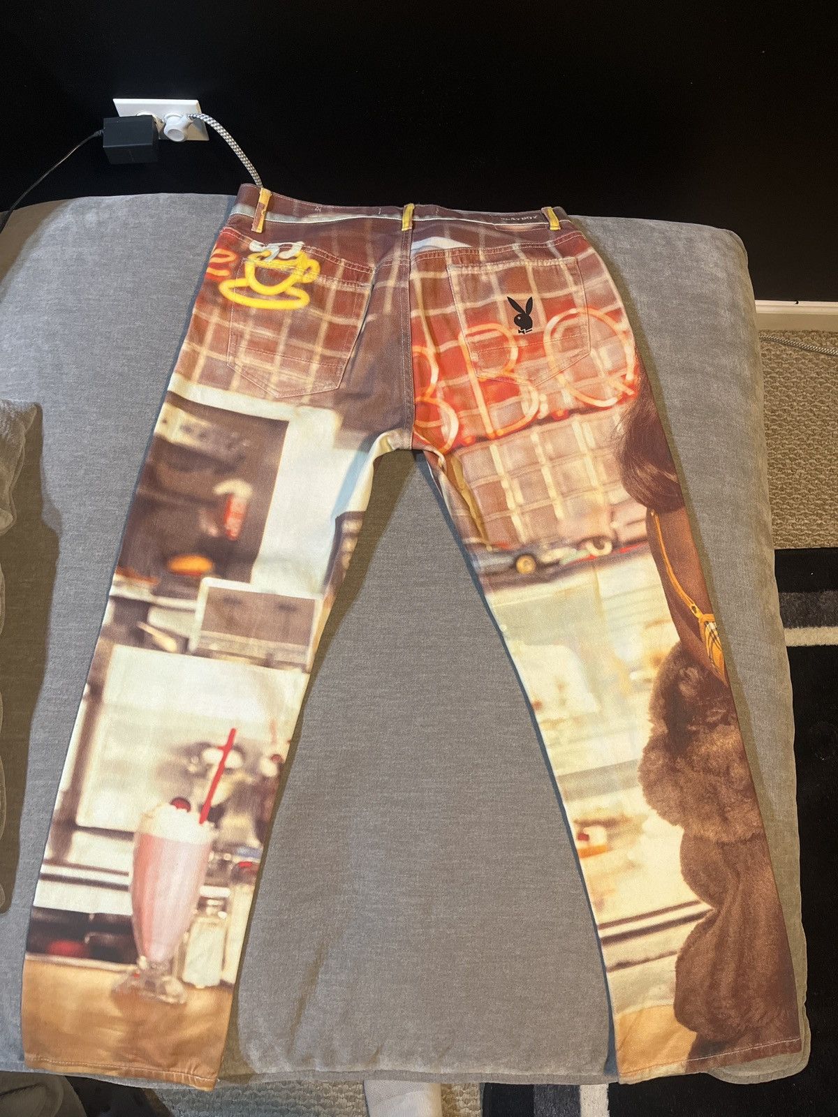 Playboy Playboy x Pleasures Denim Jeans Size US 32 / EU 48 - 2 Thumbnail
