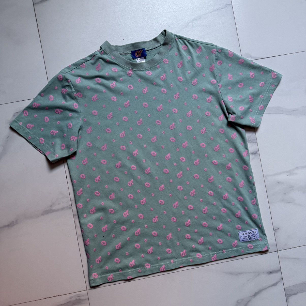Odd Future Vintage Y2K Odd Future OFWGKTA Pattern Tee Size US L / EU 52-54 / 3 - 3 Thumbnail