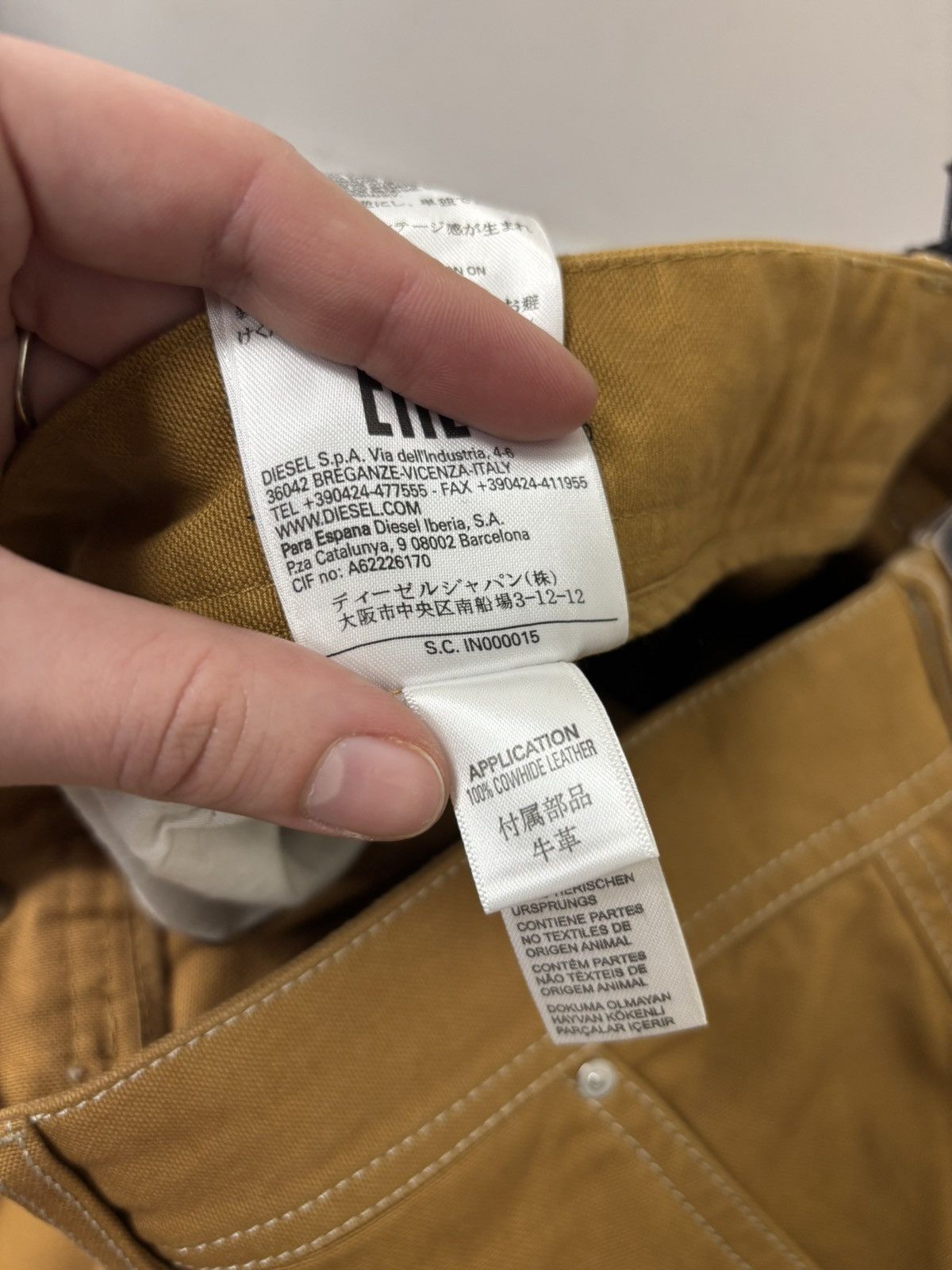 Diesel Diesel P-Frank NWT Men’s Mustard Orange Dungaree Pants Size US 36 / EU 52 - 13 Thumbnail