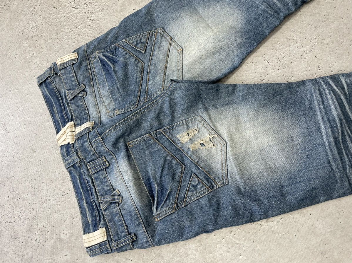 Diesel Diesel style distressed jeans rare y2k japanese Size US 32 / EU 48 - 11 Thumbnail