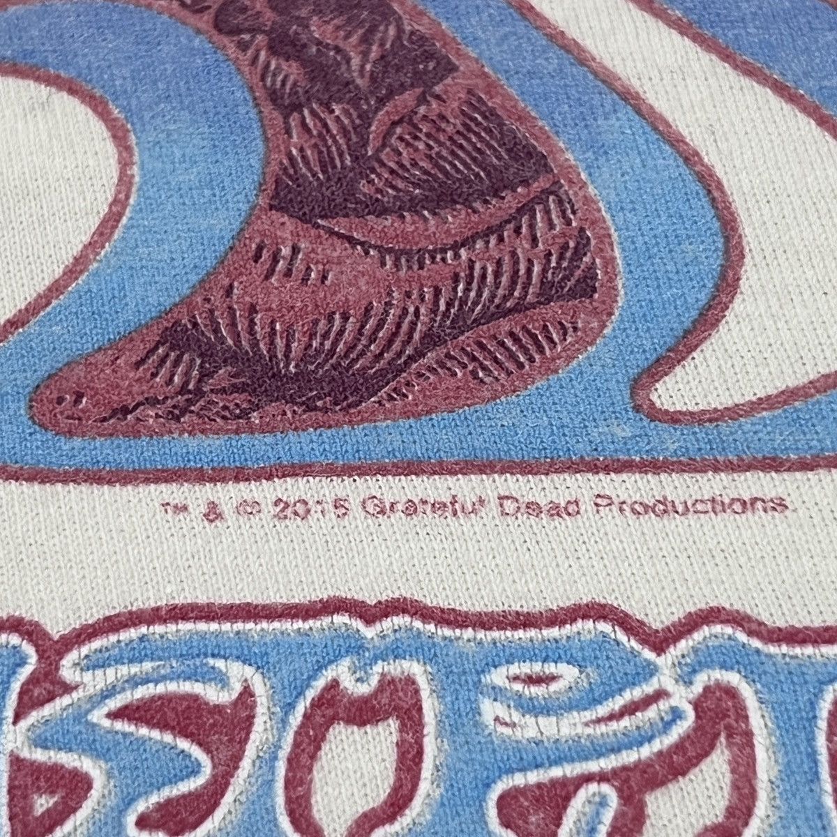 Band Tees × Grateful Dead × Tultex 2015 Grateful Dead Tour Promo Tee 2XL Oversized Skull Size US XXL / EU 58 / 5 - 5 Thumbnail