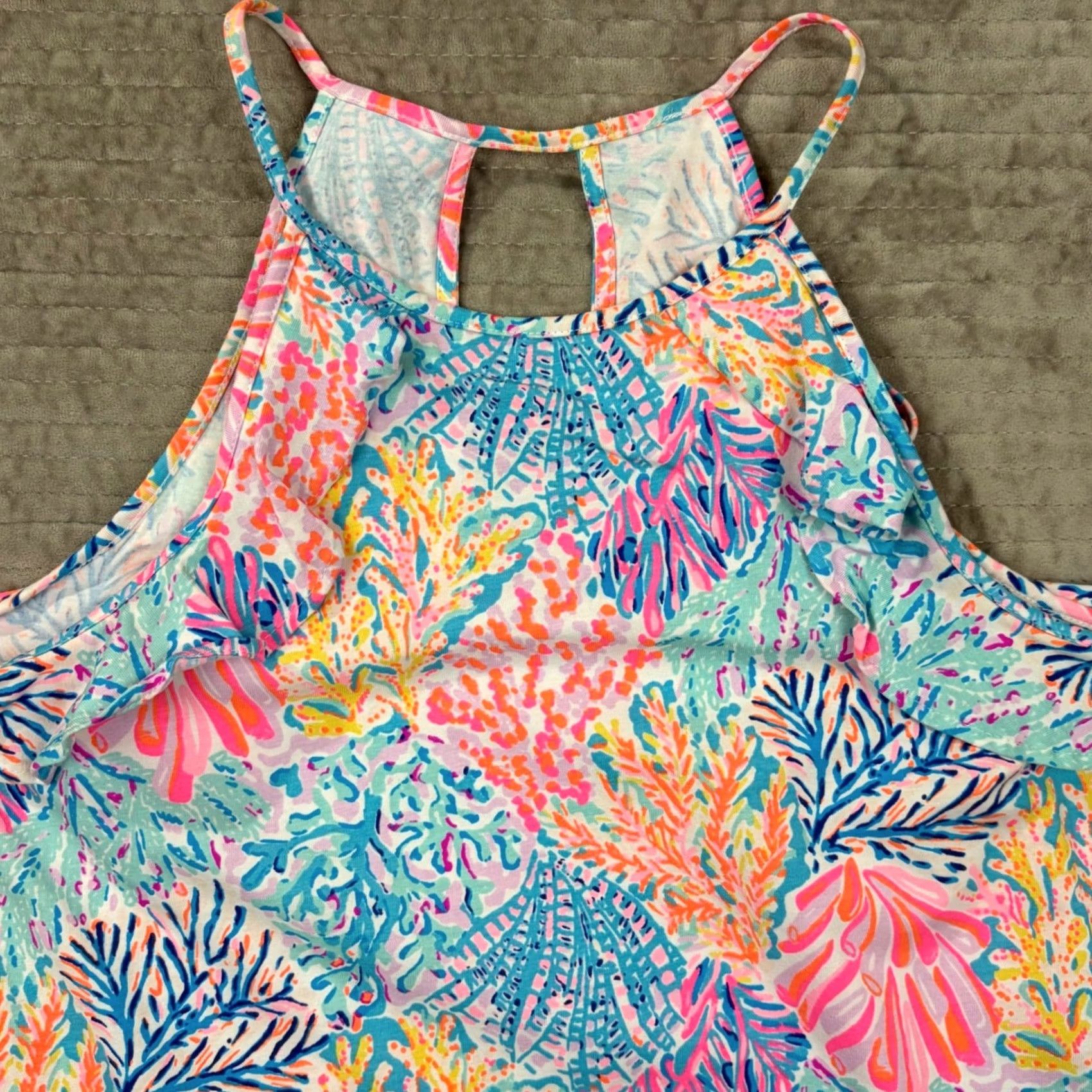 Lilly Pulitzer Lilly Pulitzer Coral Reef Top - Womens Tank Size S / US 4 / IT 40 - 2 Thumbnail