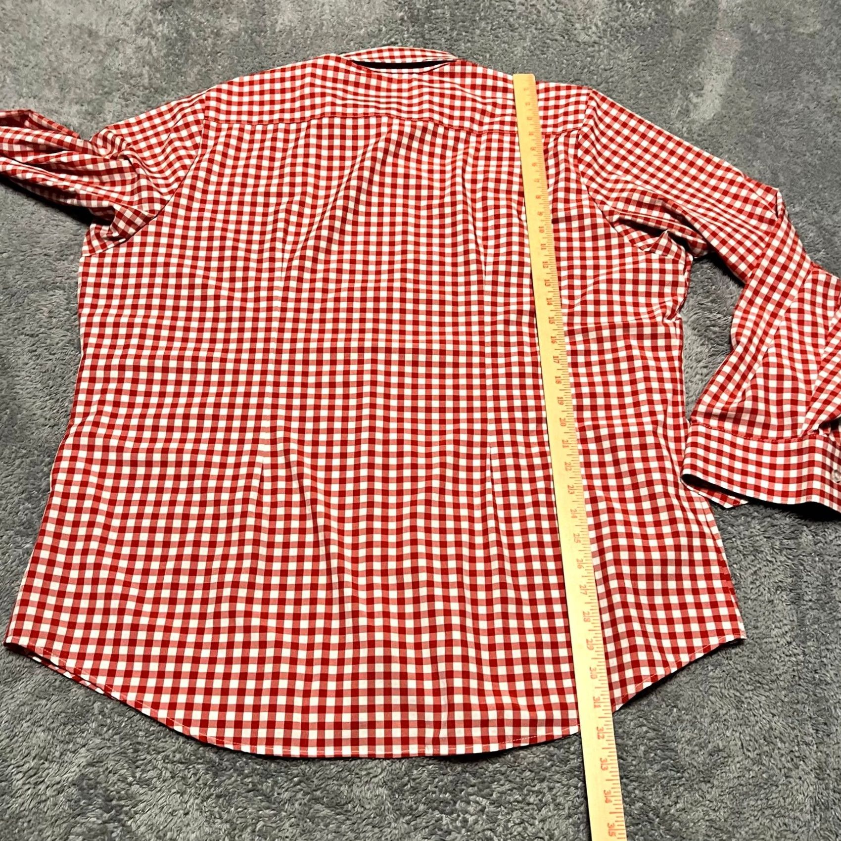 Mizzen+Main Mizzen+Main Shirt Mens XXL Red Plaid Check Button Up Performance Stretch USA Mens Size US XXL / EU 58 / 5 - 5 Thumbnail