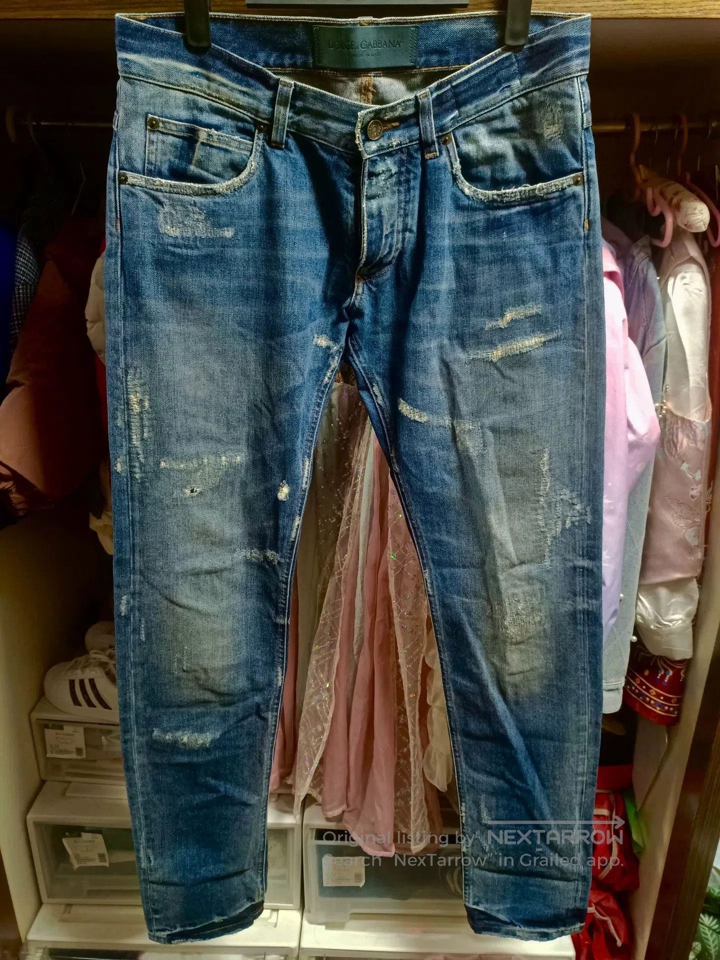 Dolce & Gabbana Dolce & Gabbana 14GOLD Distressed Jeans. Size US 30 / EU 46 - 1 Thumbnail