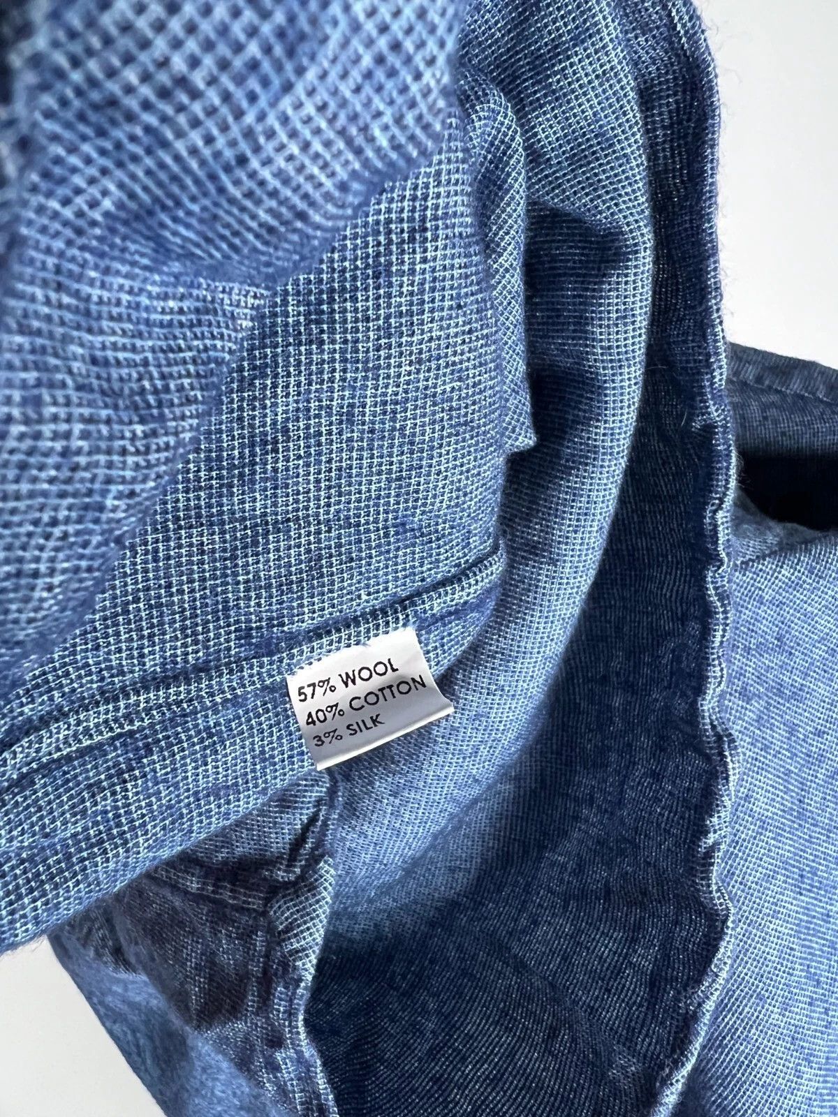 Salvatore Piccolo Salvatore Piccolo Napoli Flannel Blue Casual Shirt 44 17 1/2 Size US L / EU 52-54 / 3 - 10 Thumbnail