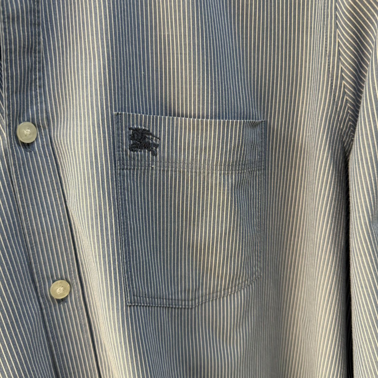 Burberry 2000’s Burberry Striped Pocket shirt logo Size US XXL / EU 58 / 5 - 7 Thumbnail