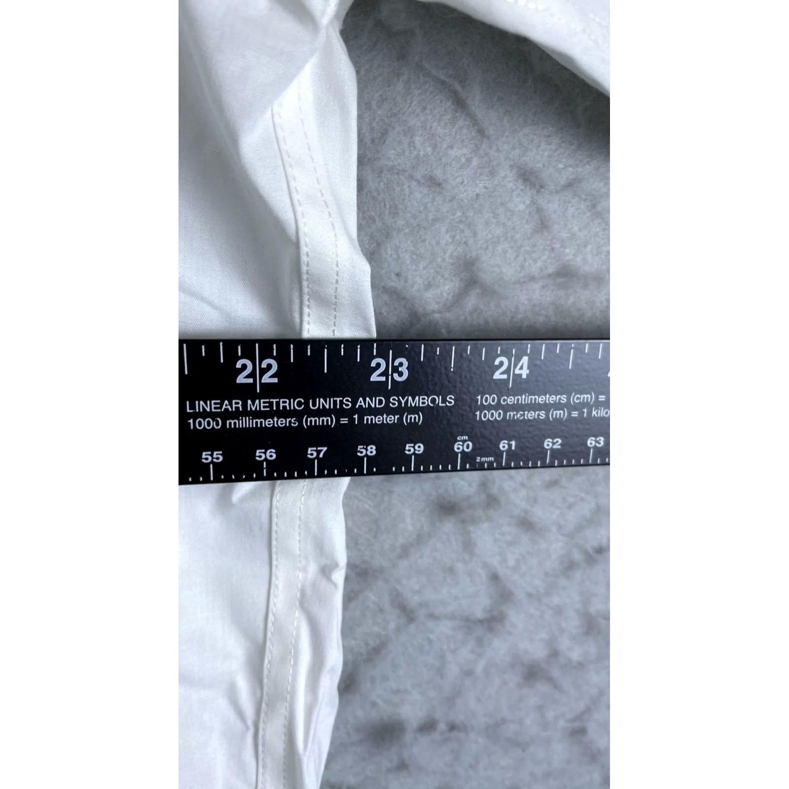 Ralph Lauren Lauren Ralph Lauren Dress Shirt Mens 17 34/35 White Slim Fit Non-Iron Stretch Shirt Size 46R - 3 Thumbnail