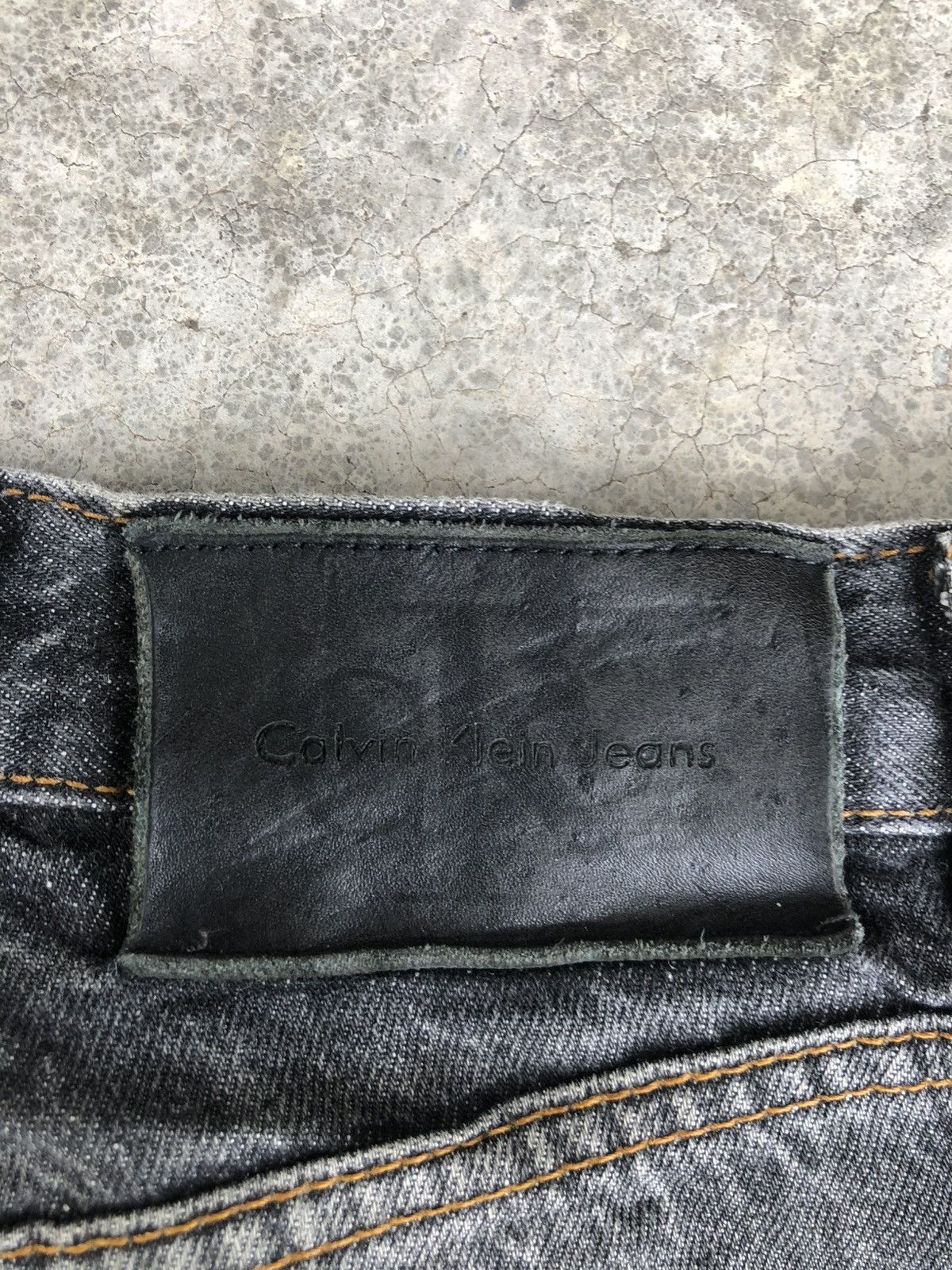 Calvin Klein Calvin Klein Distressed Jeans Slim Fit Size US 33 - 18 Thumbnail