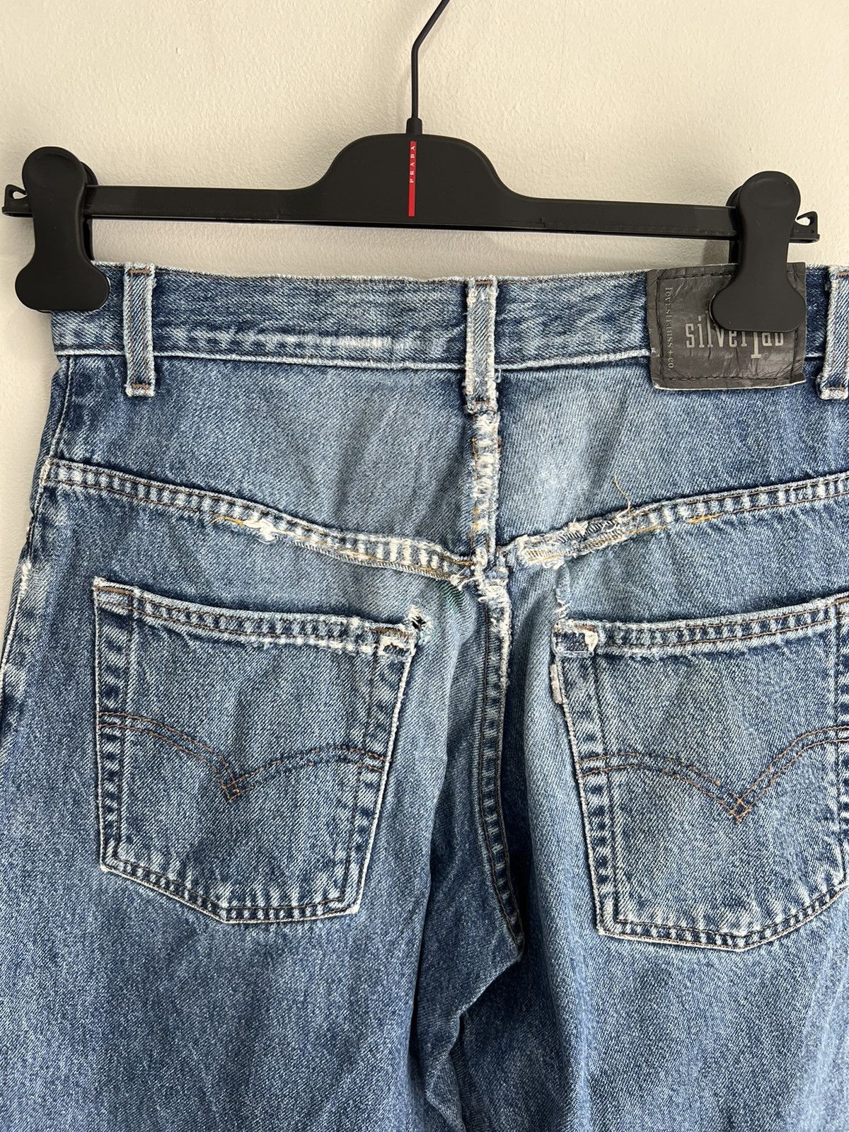 Levi's Vintage Levis Silver Tab Student Denim Jeans Pants Usa 27x28 Size US 27 - 7 Thumbnail