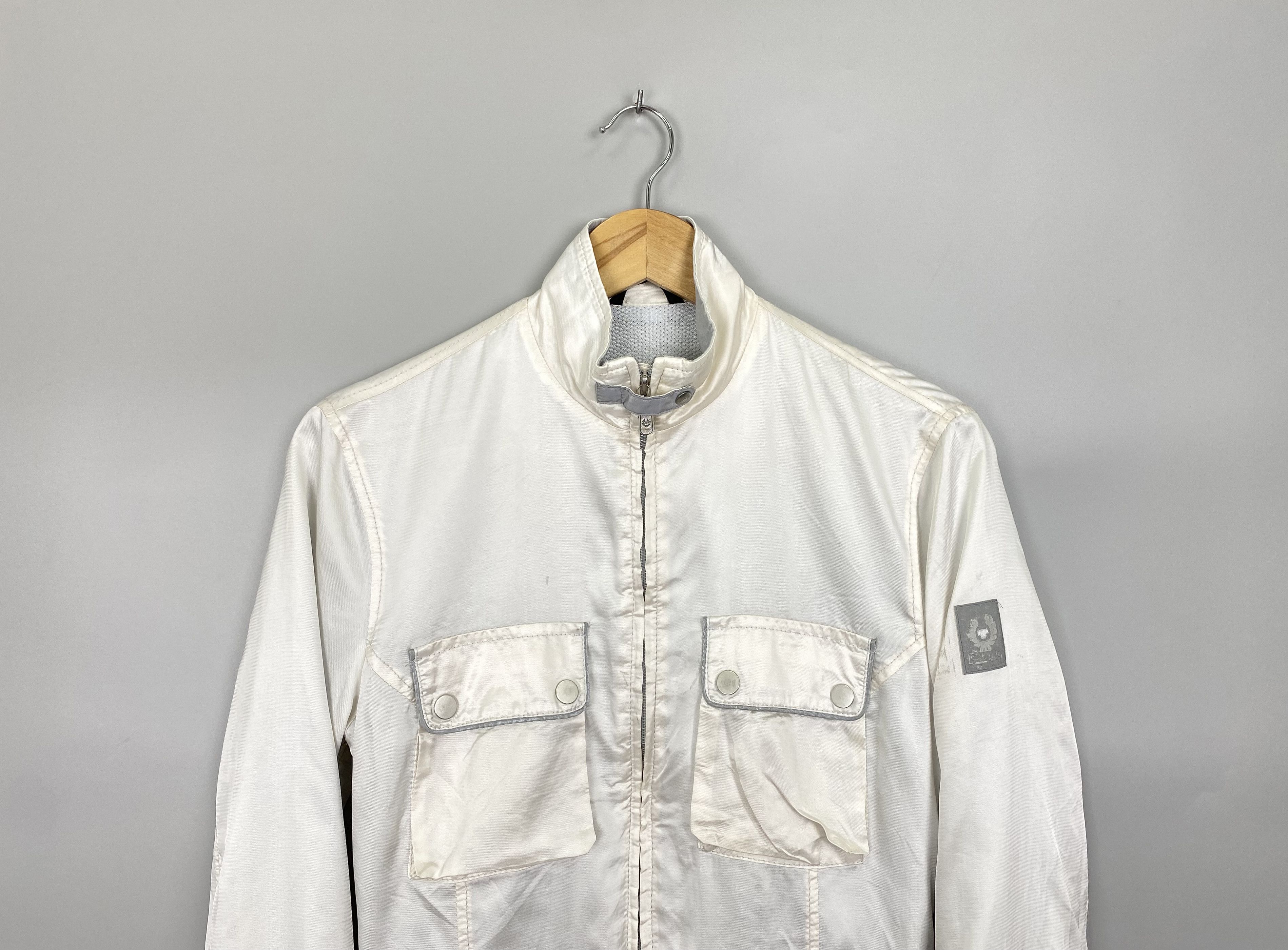 Belstaff Vintage BELSTAFF England Silver Label Nylon Bomber Jacket Size M / US 6-8 / IT 42-44 - 2 Thumbnail