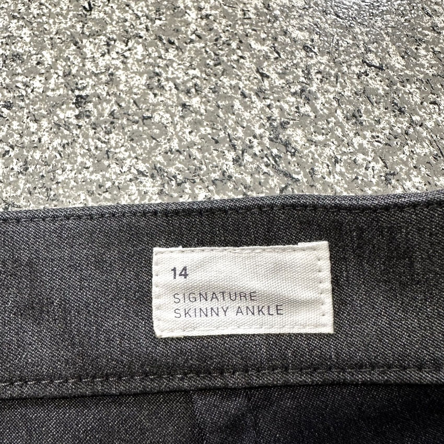 Gap Gap Signature Skinny Pants Khakis 14 34x27 Womens Gray Grey Size 24" / US 00 / IT 34 - 4 Thumbnail