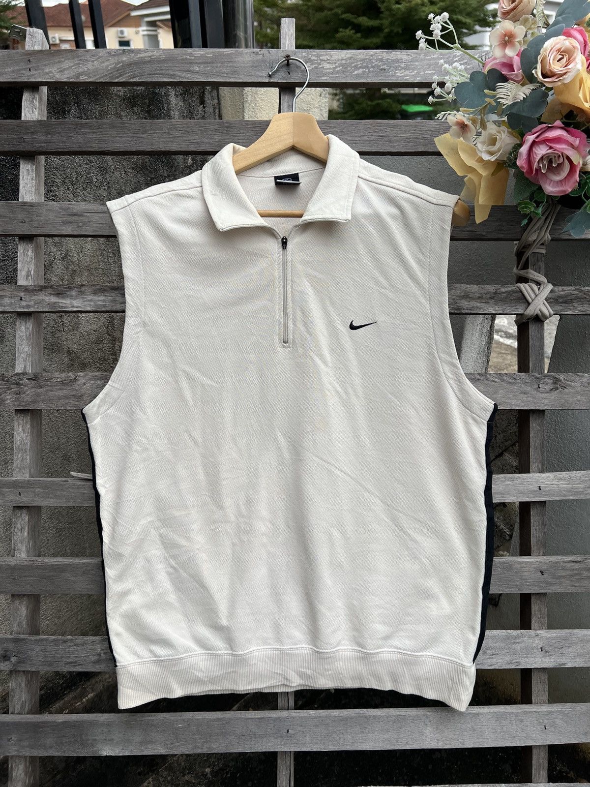 Nike Vintage Nike Golf Half Zipper Vest Size US L / EU 52-54 / 3 - 2 Thumbnail