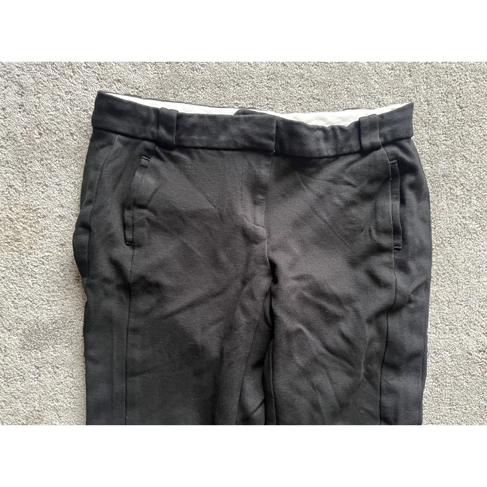 Ann Taylor Ann Taylor Loft dress pants Women's black straight leg 0 size Size 25" / US 0 / IT 36 - 2 Thumbnail