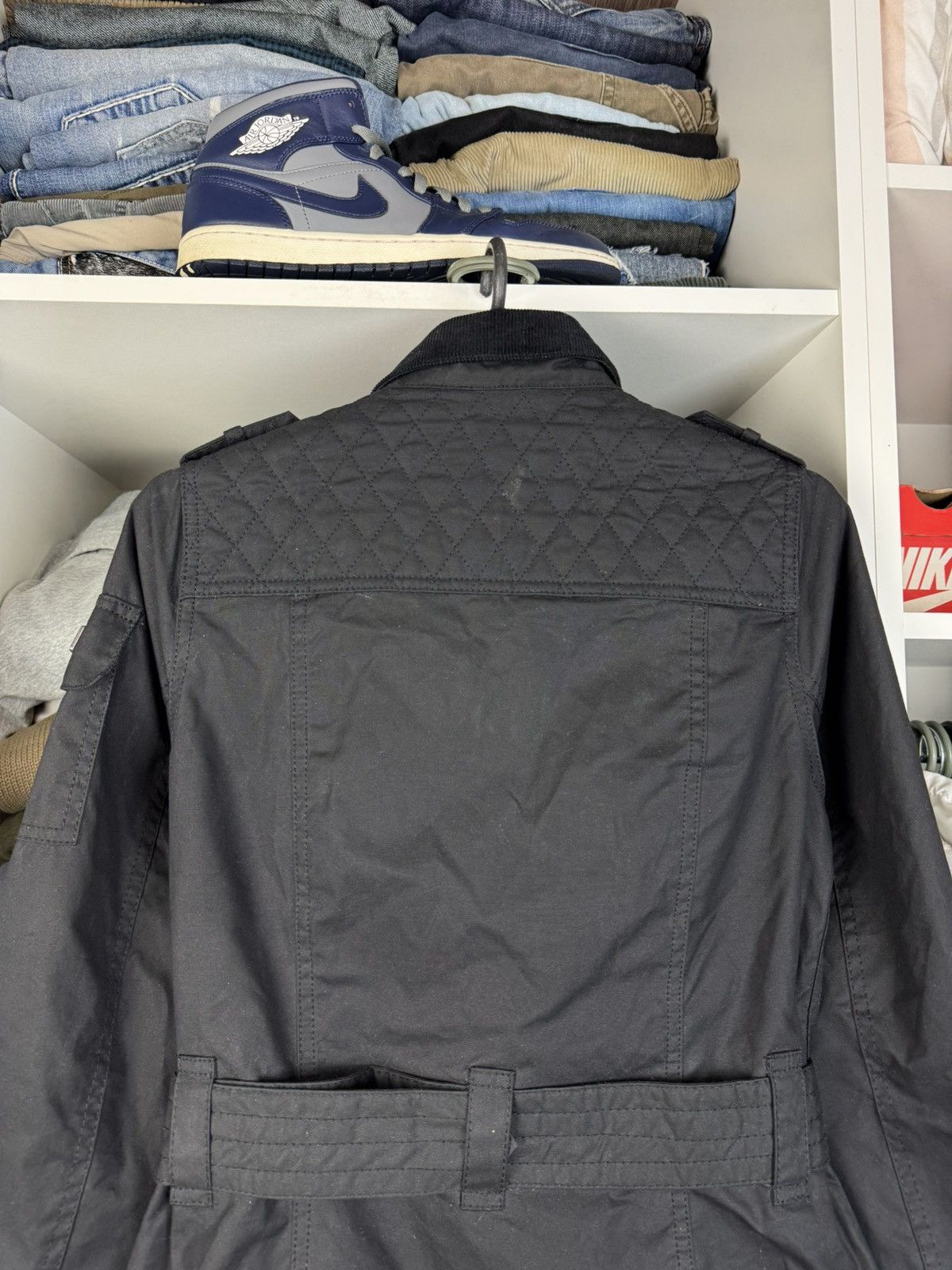 Barbour Barbour International Dera Wax Jacket Women’s Size UK 8 Size S / US 4 / IT 40 - 17 Thumbnail