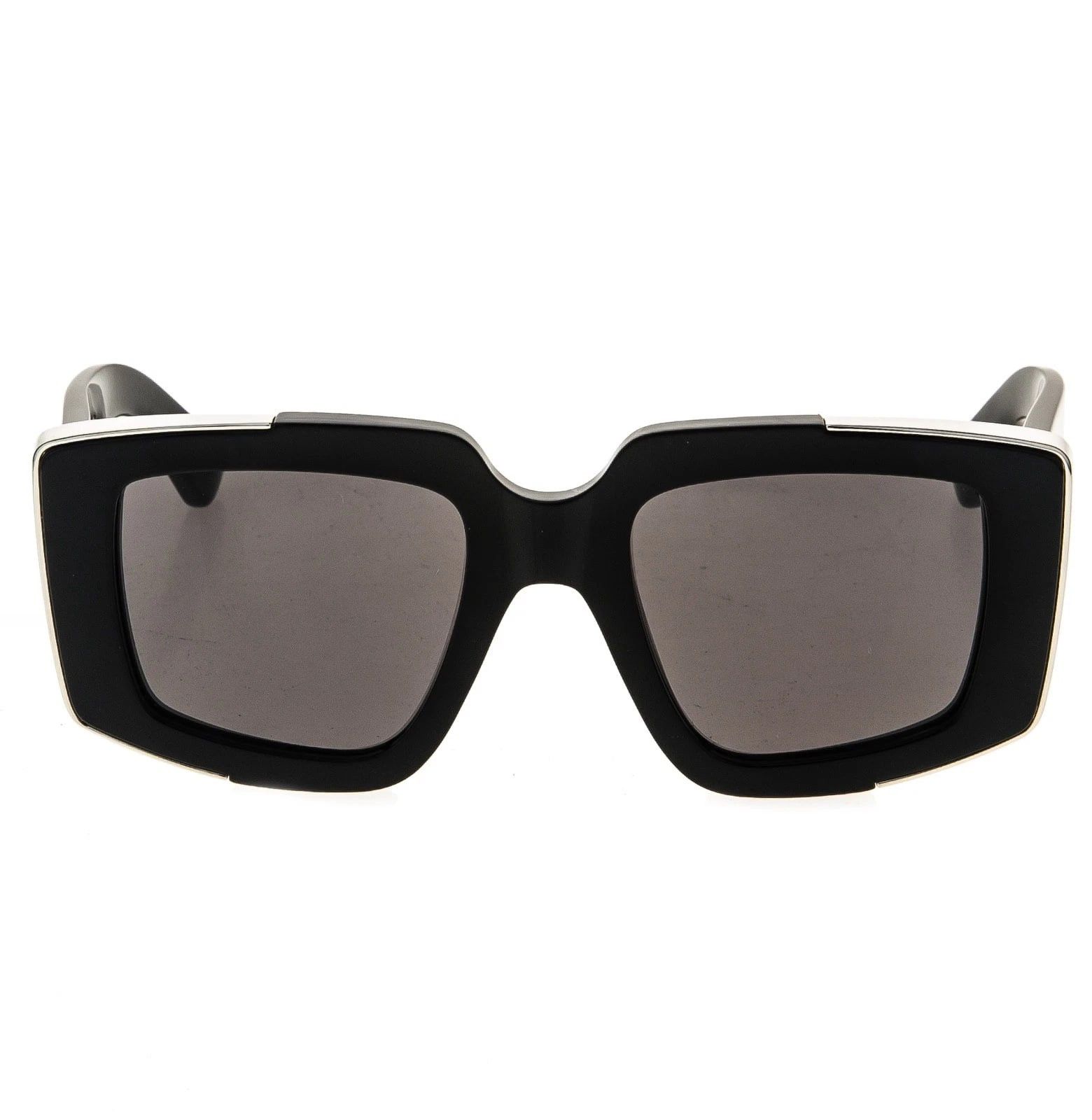 Alexander McQueen ALEXANDER MCQUEEN AM0446S 0446 Black Fashion Sunglass 001 Size ONE SIZE - 5 Thumbnail
