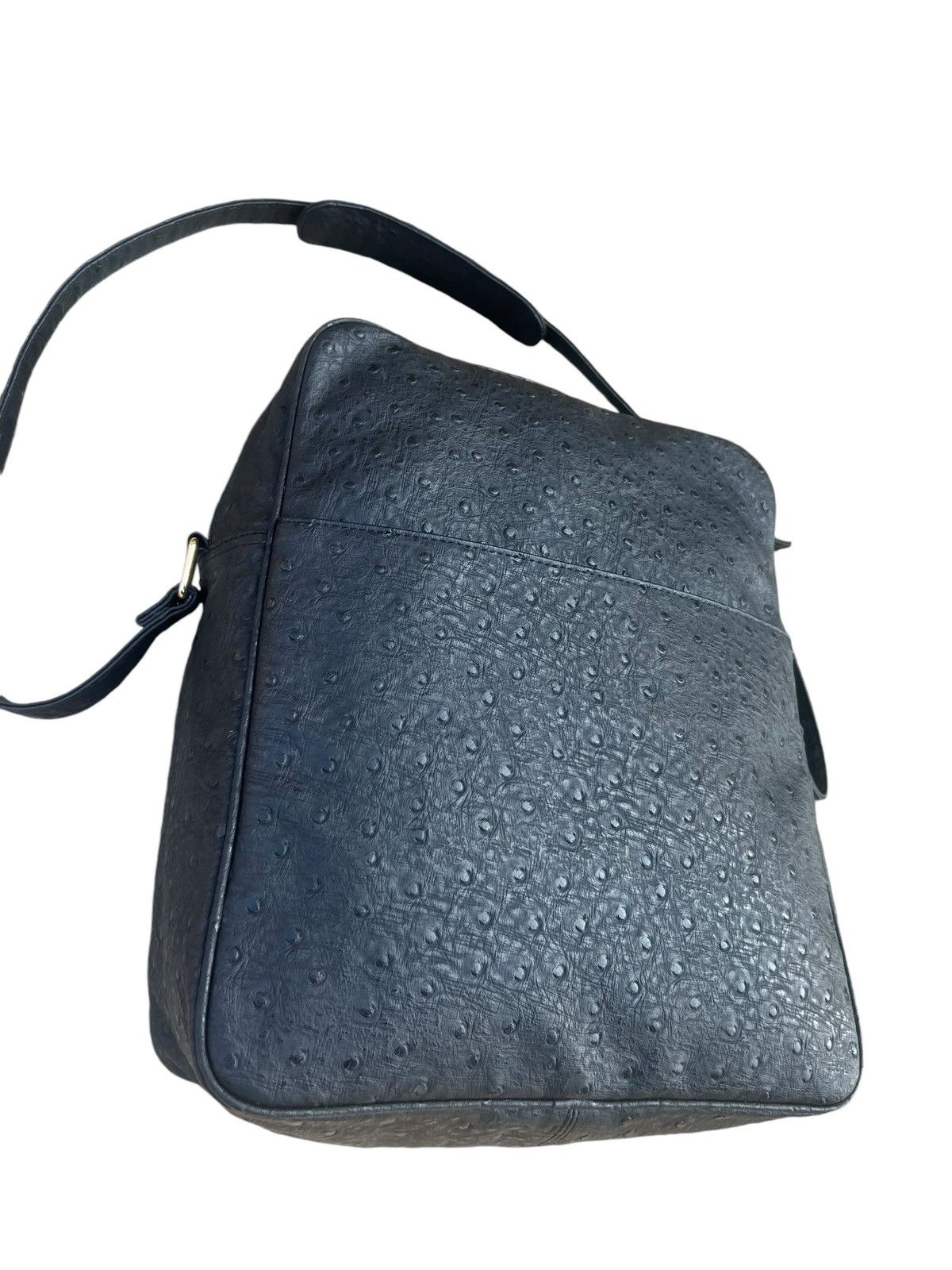 Leather Vintage GK Japan Leopard Ostrich Leather Bag Size ONE SIZE - 9 Thumbnail