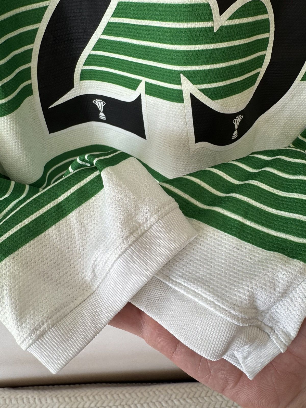 Nike Johansen #25 Celtic 2013-2014 Home Soccer Longsleeve Jersey Size US L / EU 52-54 / 3 - 13 Thumbnail