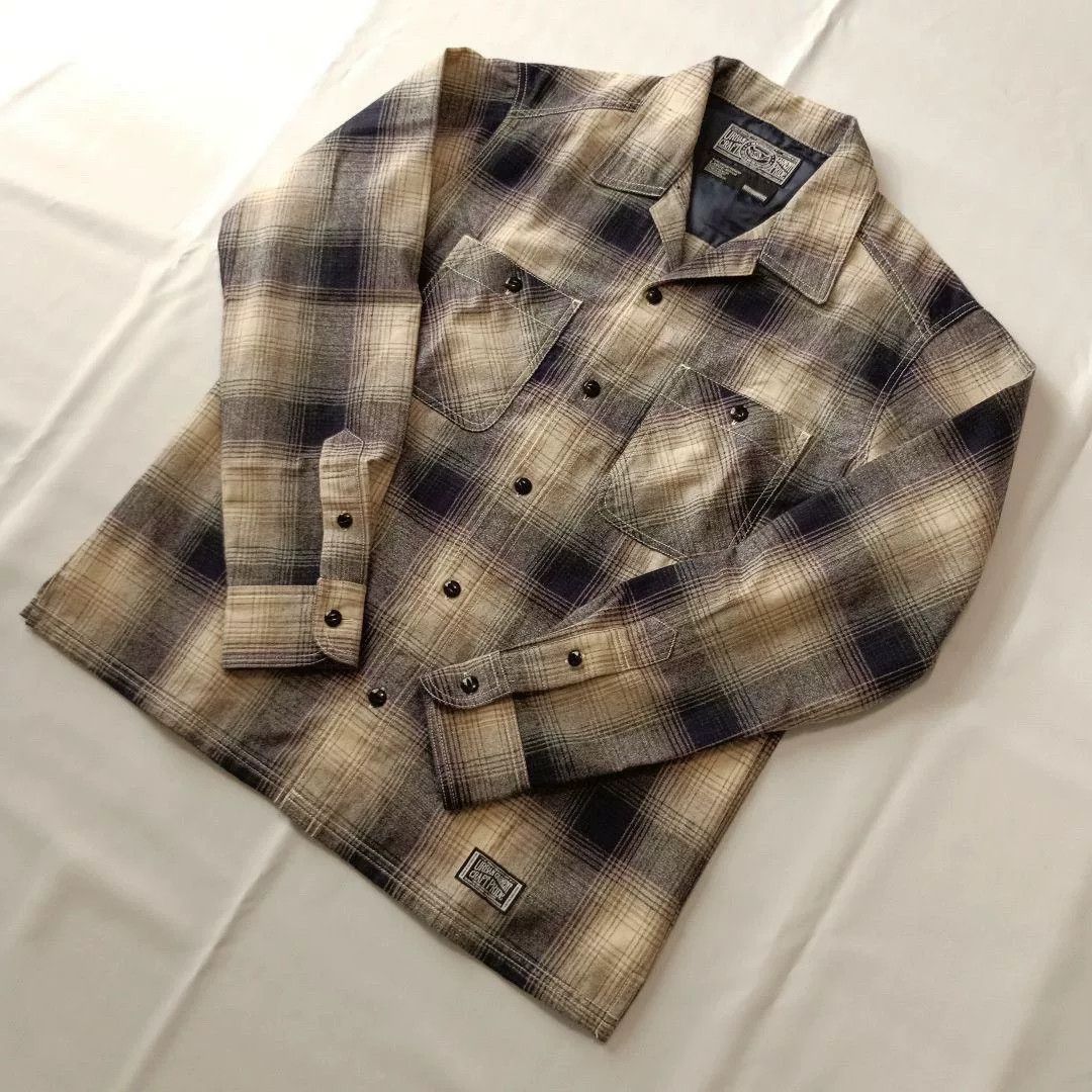 Neighborhood neighborhood 092BENH-SHM02 Wool Plaid Shirt Size US L / EU 52-54 / 3 - 1 Thumbnail