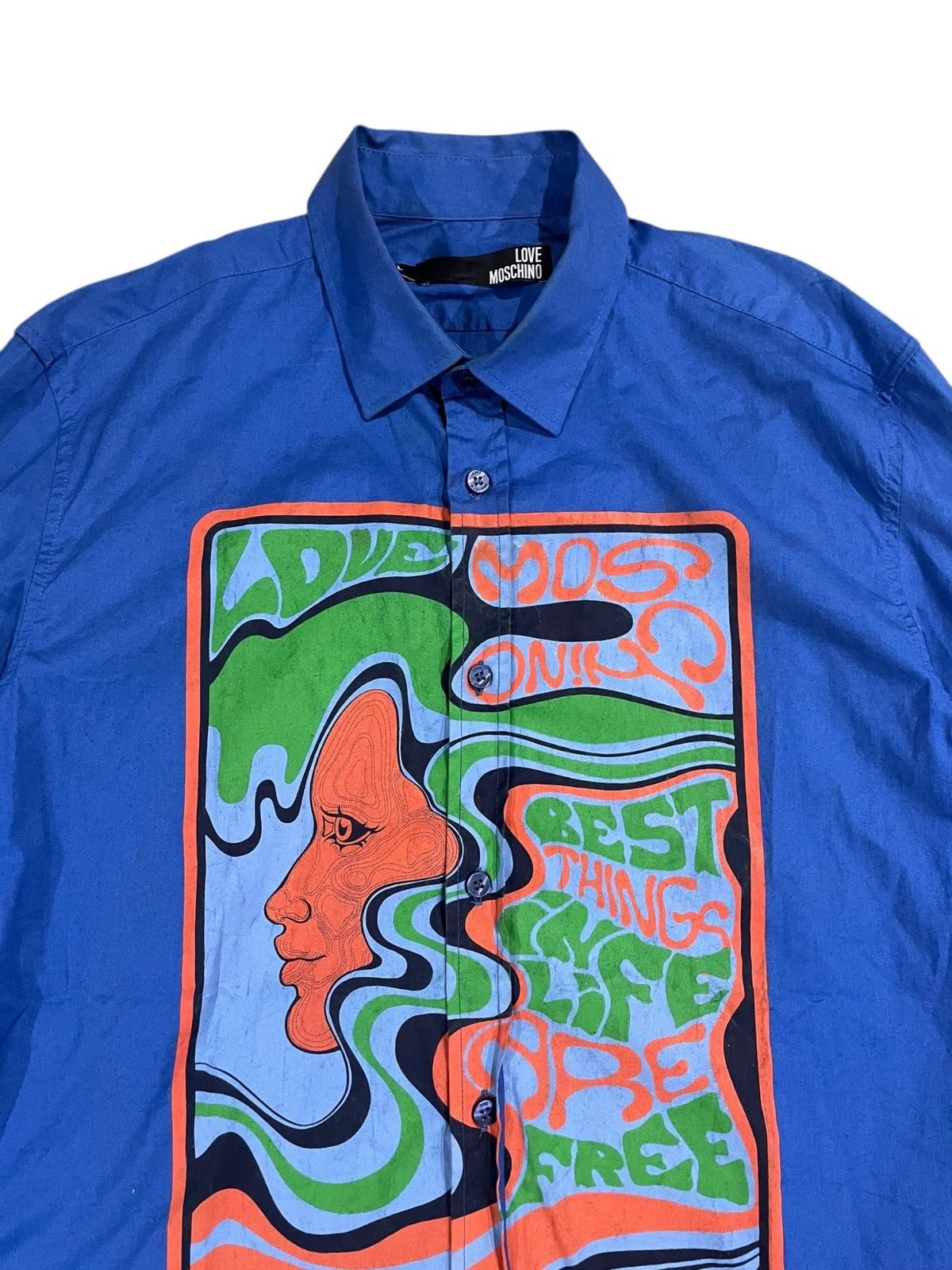 Moschino Love Moschino Woodstock Inspire Shirts Size US L / EU 52-54 / 3 - 10 Thumbnail