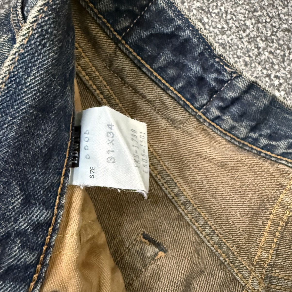 If Six Was Nine Vintage Selvedge Distressed Rusty Edwin 505x Denim W31 Size US 31 - 14 Thumbnail