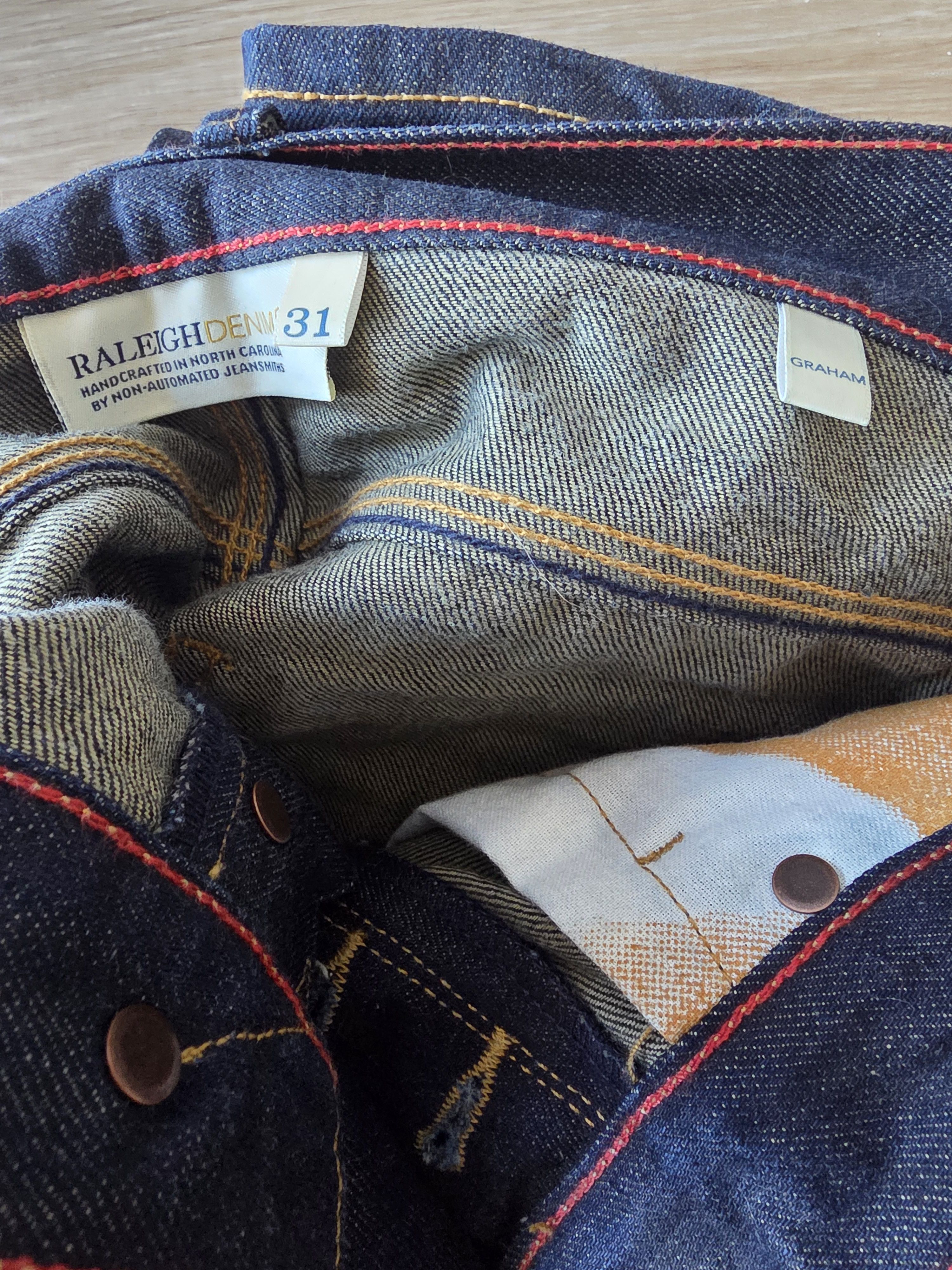 Raleigh Denim Raleigh Original Raw Selvage Denim Size US 31 - 1 Thumbnail