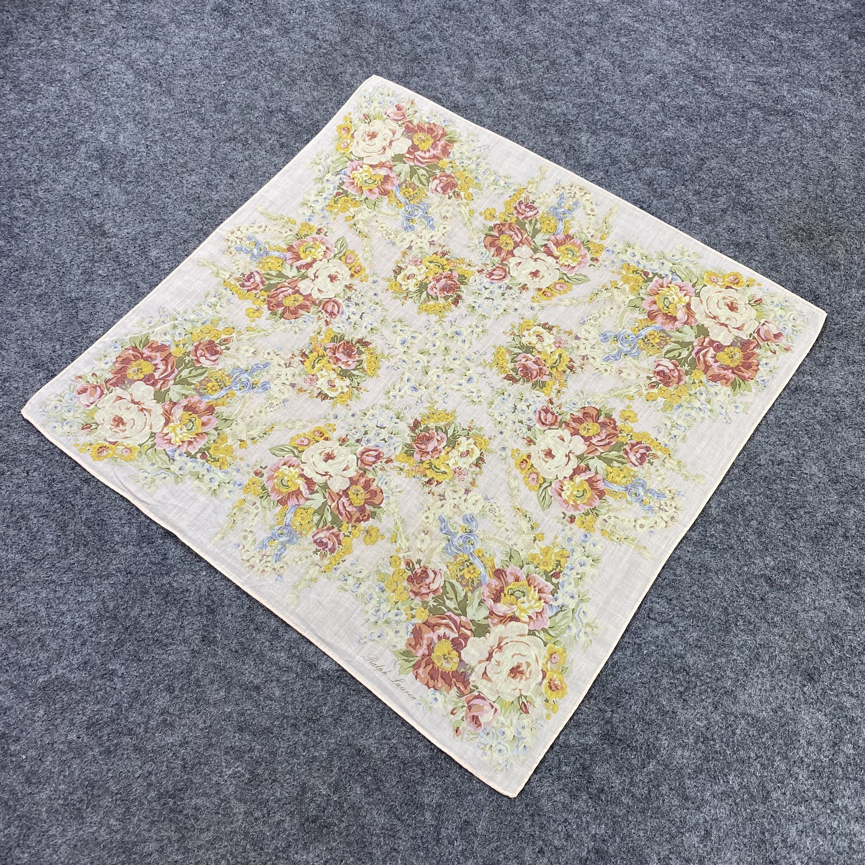 Ralph Lauren Ralph Lauren Handkerchief Neckerchief Bandana-B1757 Size ONE SIZE - 4 Thumbnail