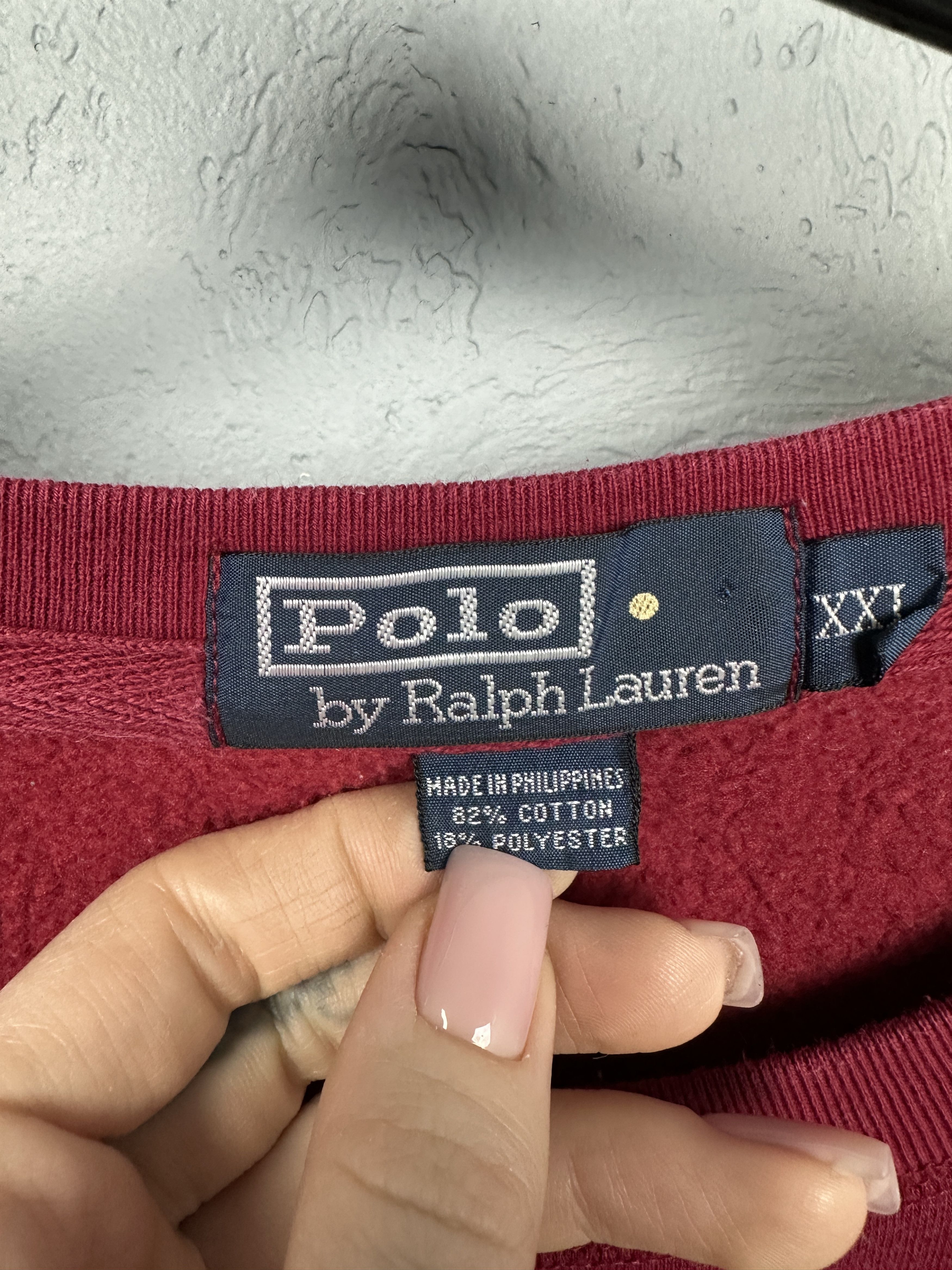 Polo Ralph Lauren Polo Ralph Lauren Vintage Mens Big Logo Sweatshirt Size US XXL / EU 58 / 5 - 3 Thumbnail