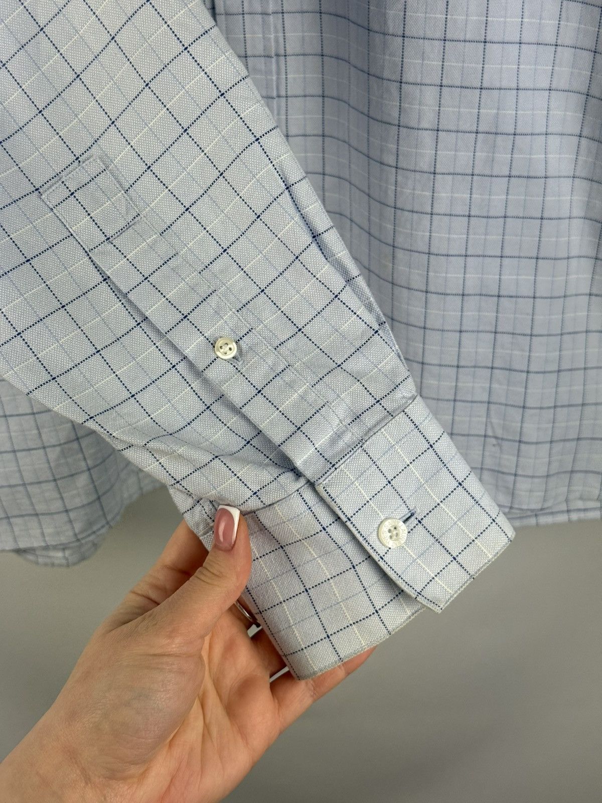 Yves Saint Laurent YSL Vintage Yves Saint Laurent L/S Plaid Button Up Shirt Size US L / EU 52-54 / 3 - 9 Thumbnail