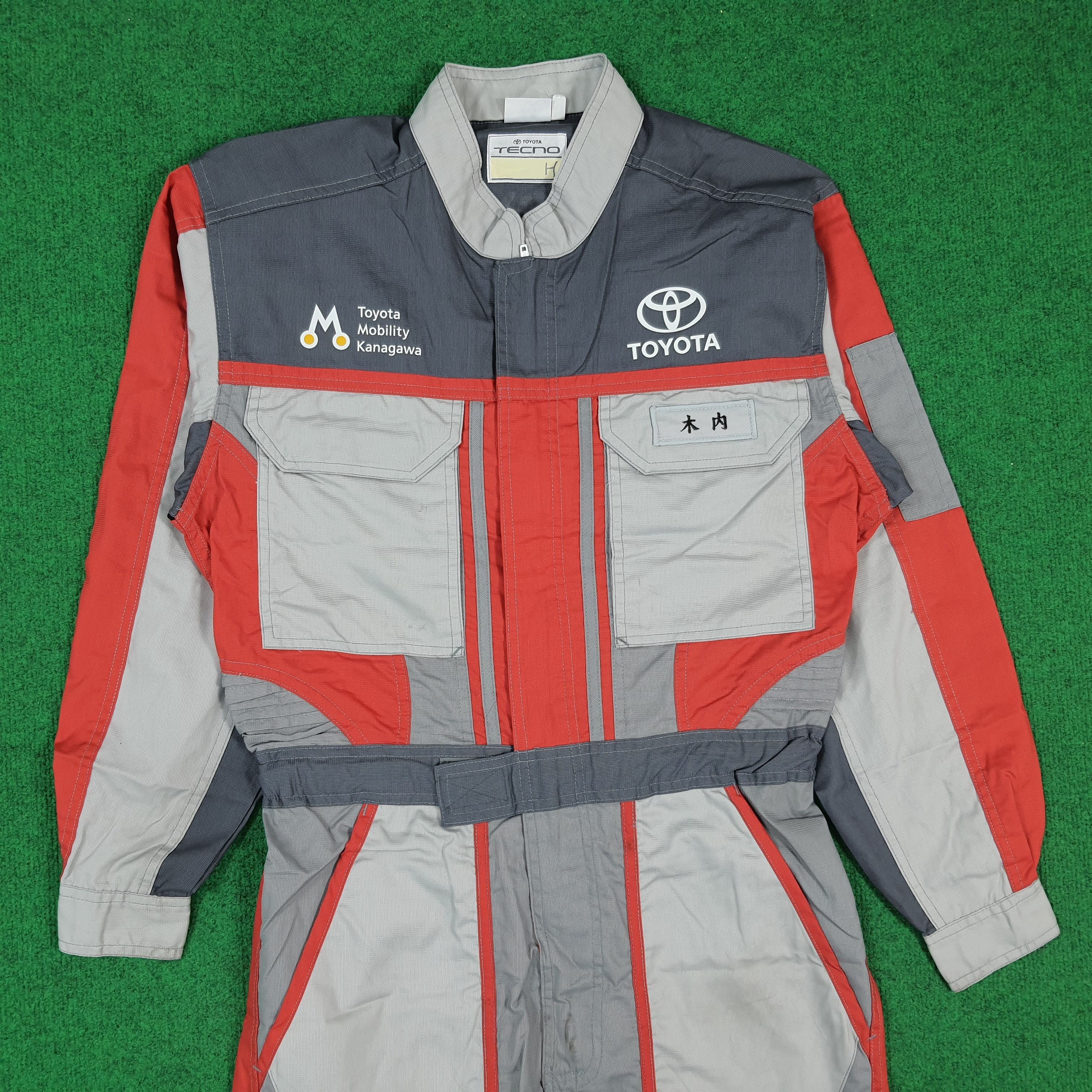 Japanese Brand Vintage Toyota Tecno Mobility Kanagawa Work Coverall C300N13 Size US S / EU 44-46 / 1 - 3 Thumbnail